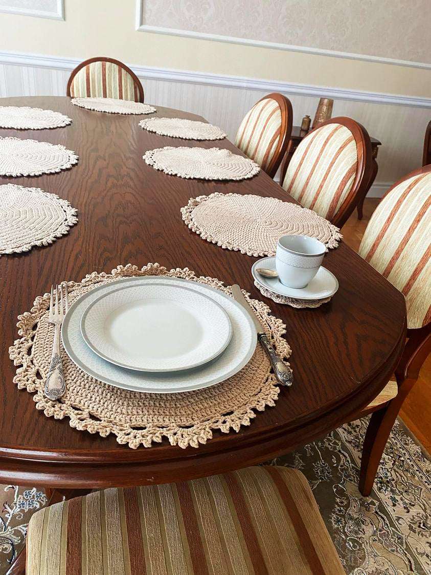 🍽️ N°110 Crochet Placemat