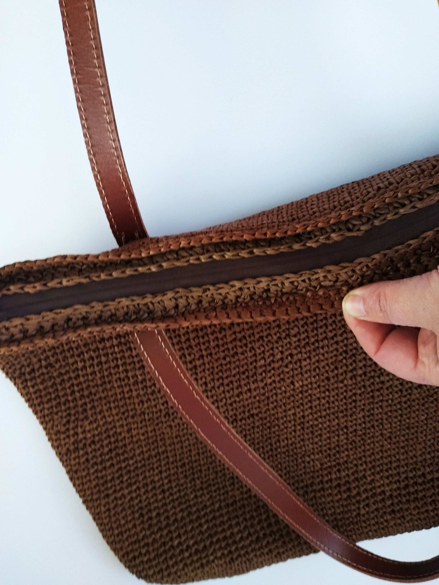 👝 N°97 Crochet Shoulder Bag