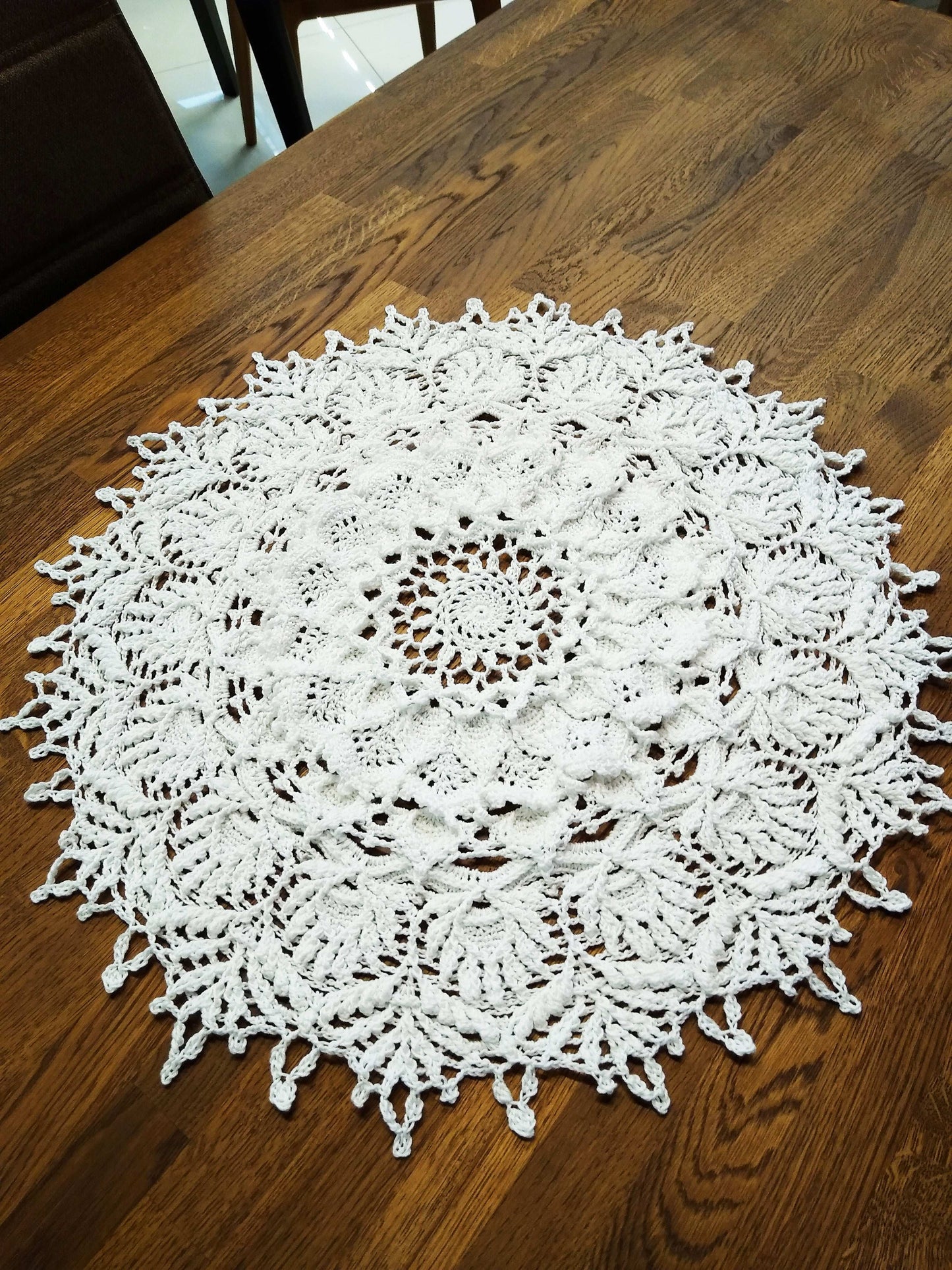 🕸️ N°21 Crochet Textured Doily