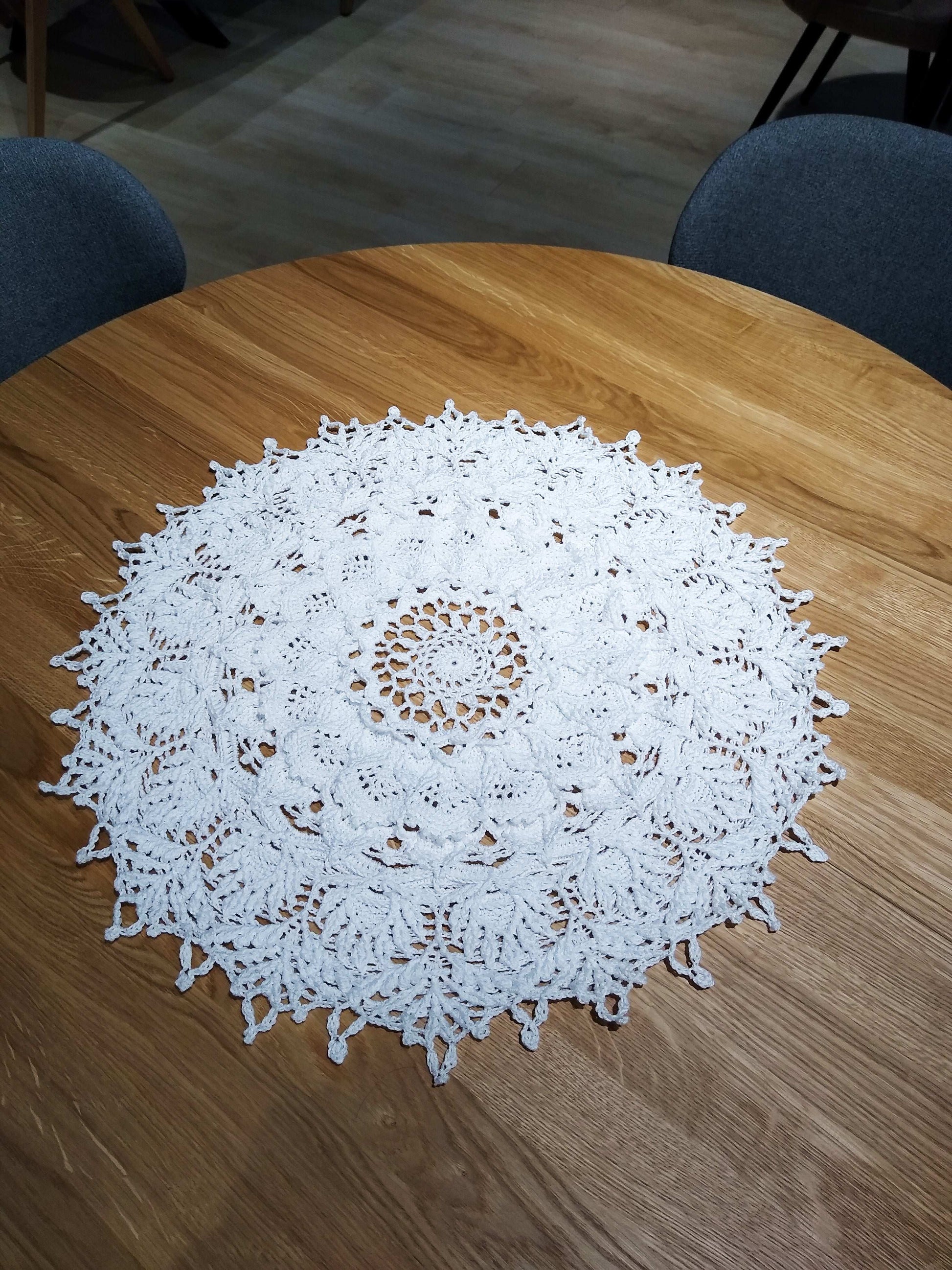 🕸️ N°21 Crochet Textured Doily