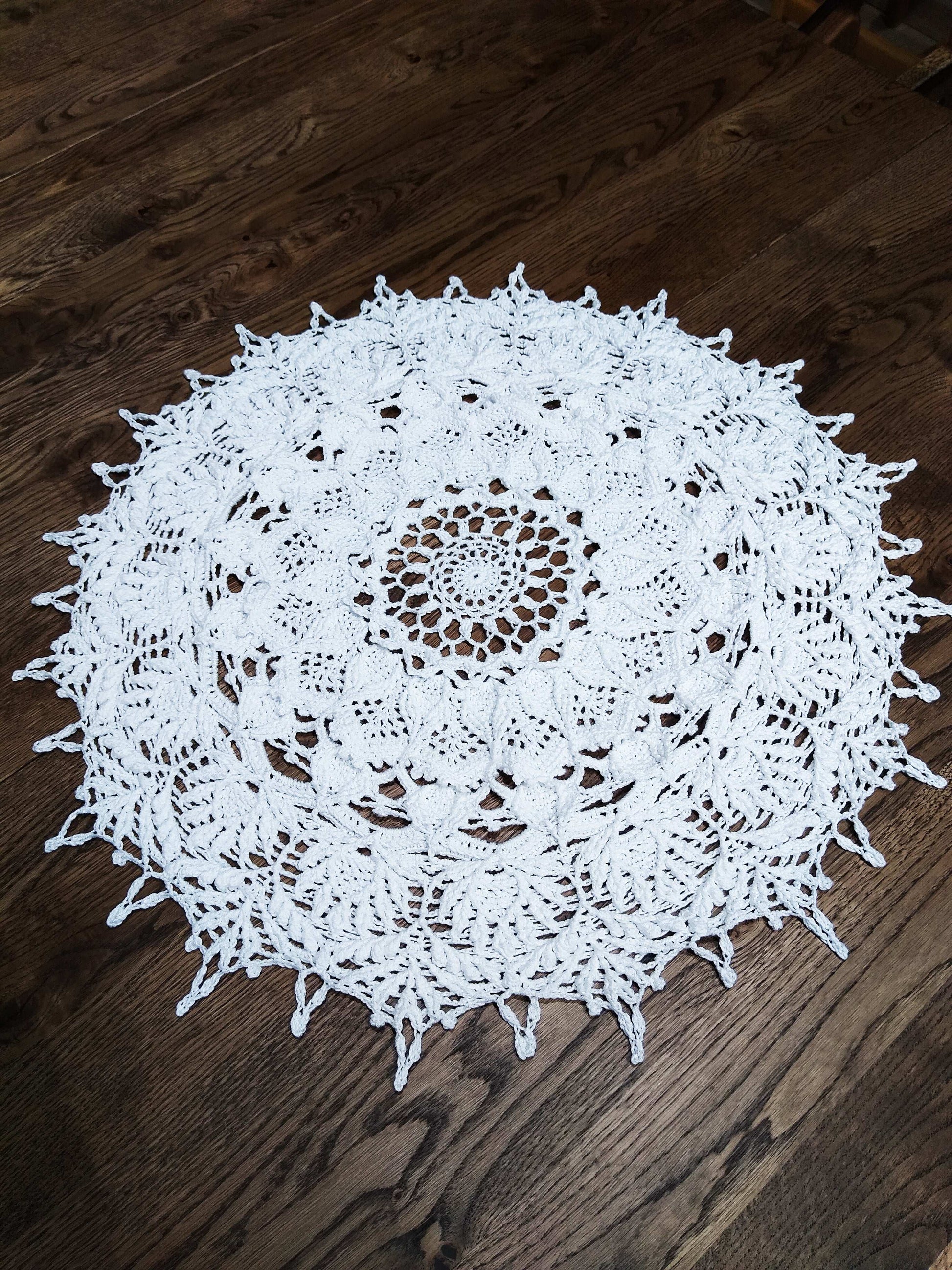 🕸️ N°21 Crochet Textured Doily