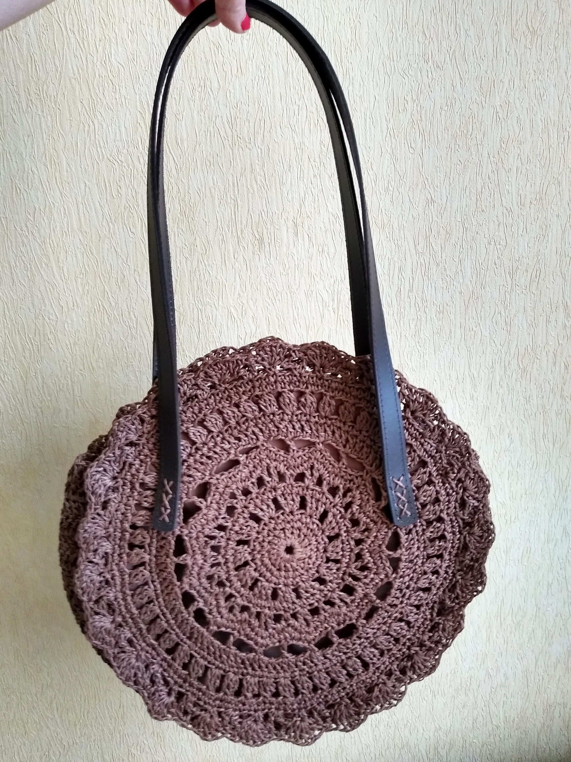 👝 N°96 Crochet Shoulder Bag
