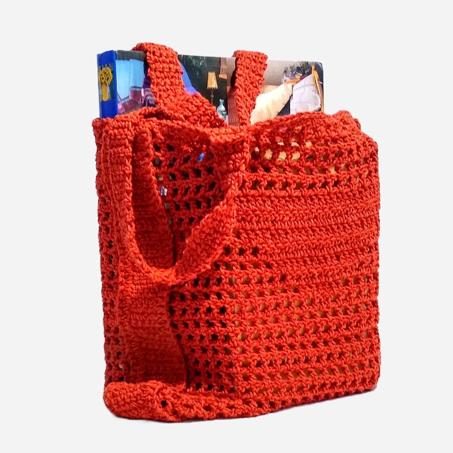 🛍️ N°46 Crochet Tote Bag - DecorWithTaste