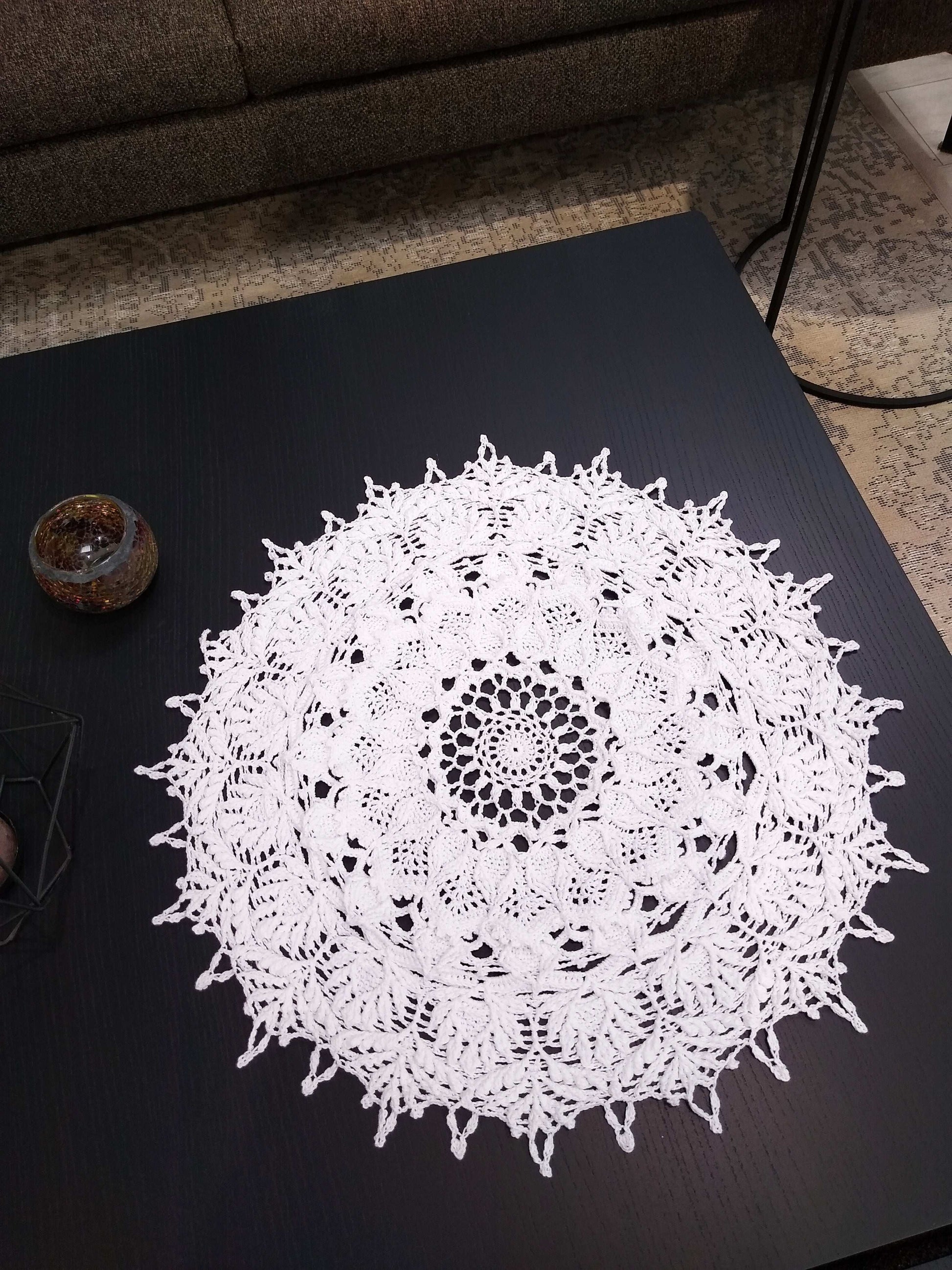 🕸️ N°21 Crochet Textured Doily