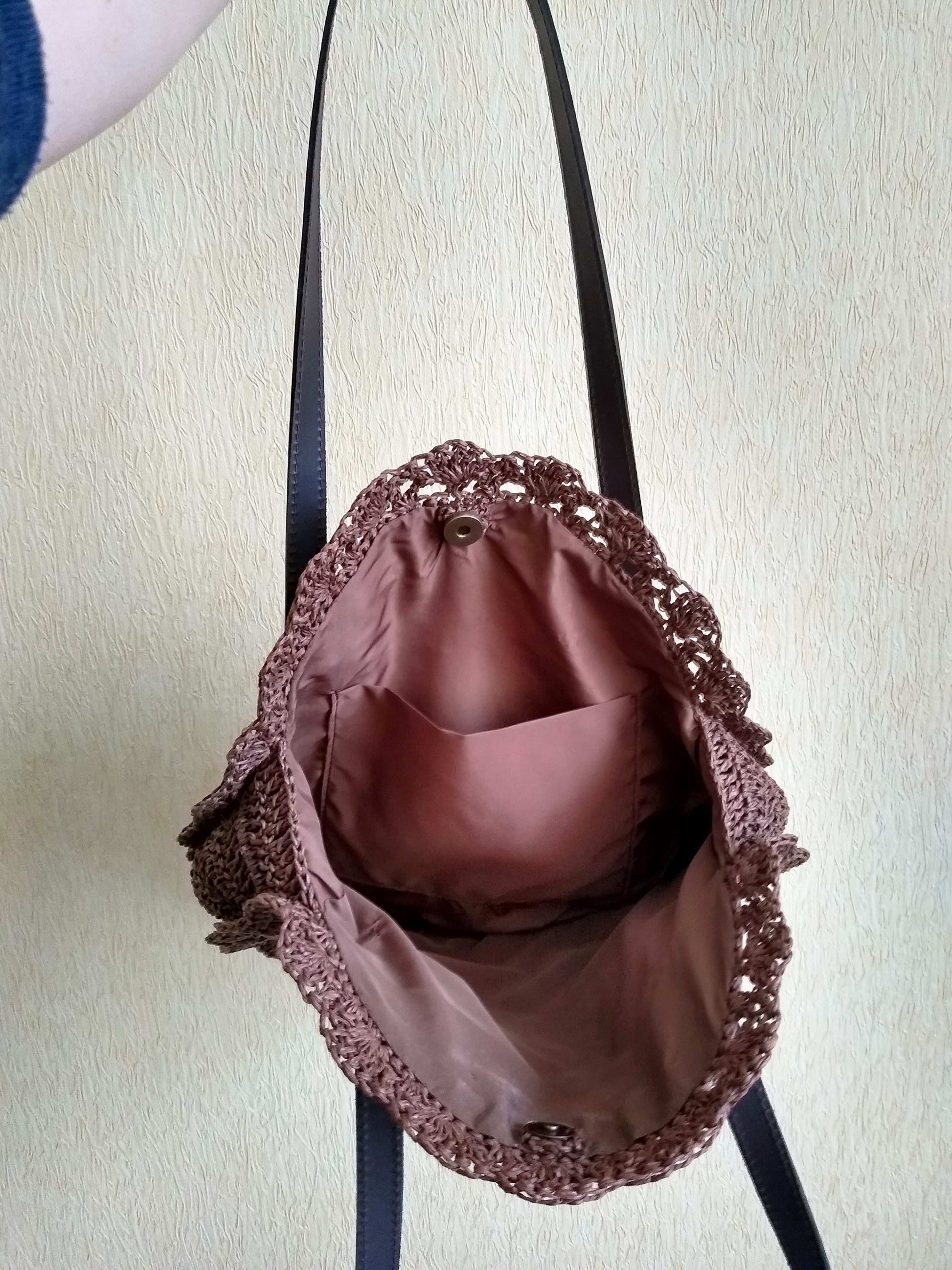 👝 N°96 Crochet Shoulder Bag