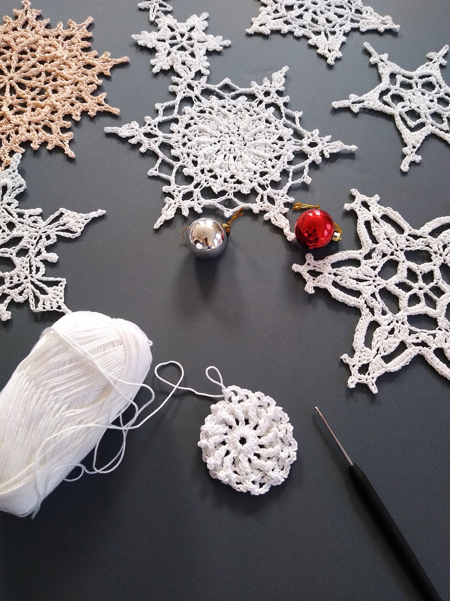 ❄️ N°130 Crochet Snowflake Set