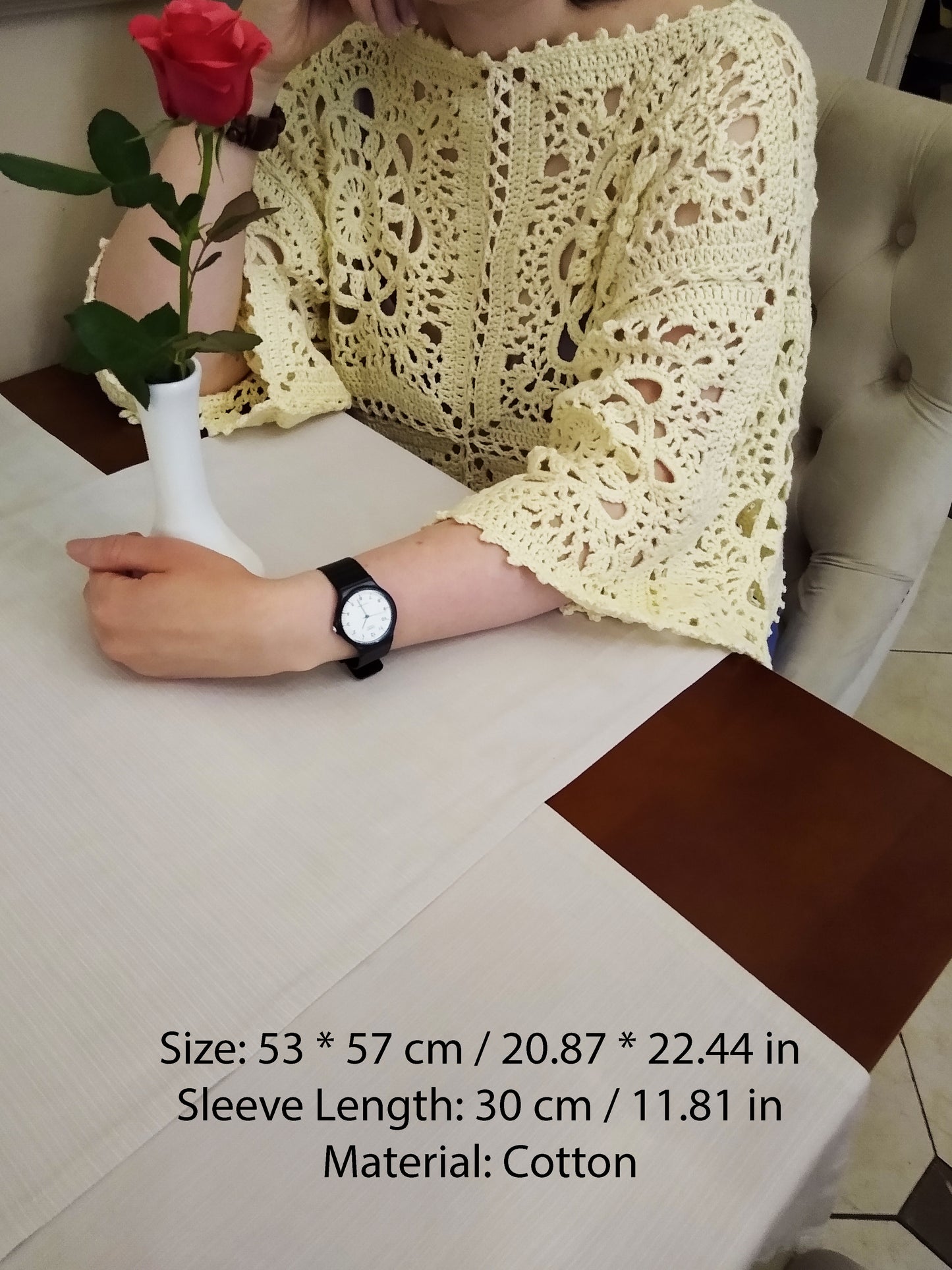 👚 N°126 Crochet Blouse