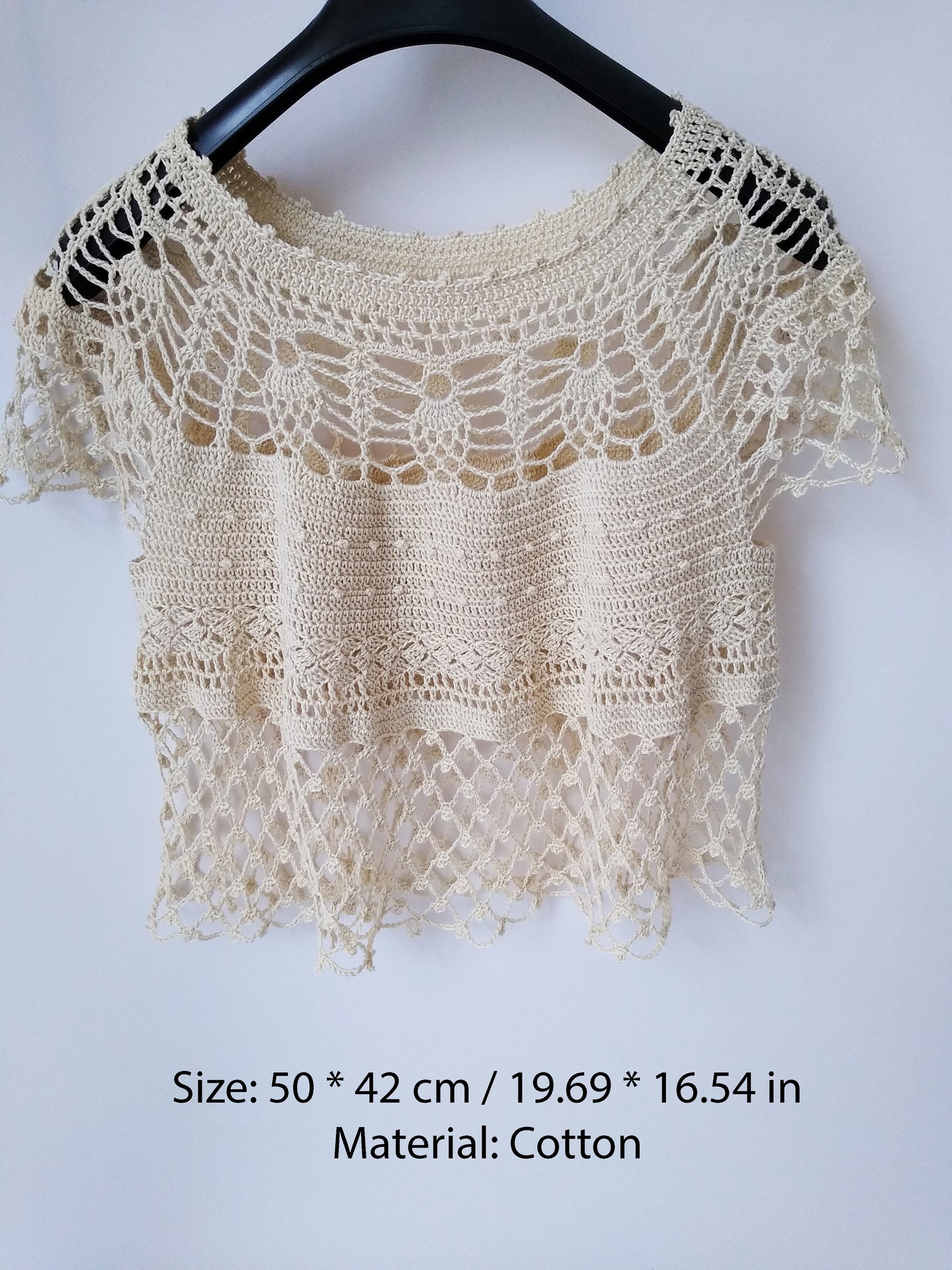 👚 N°125 Crochet Blouse