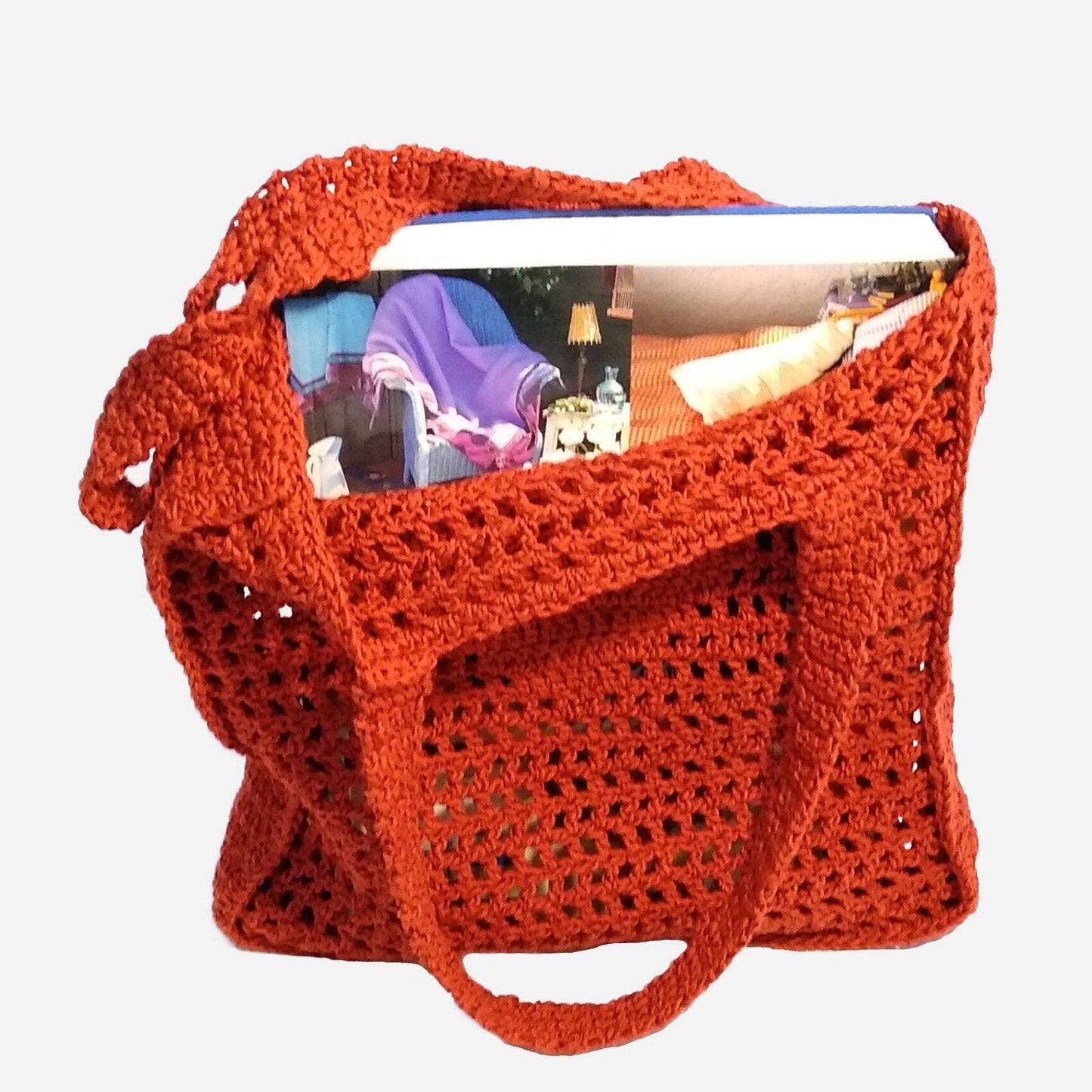 🛍️ N°46 Crochet Tote Bag - DecorWithTaste