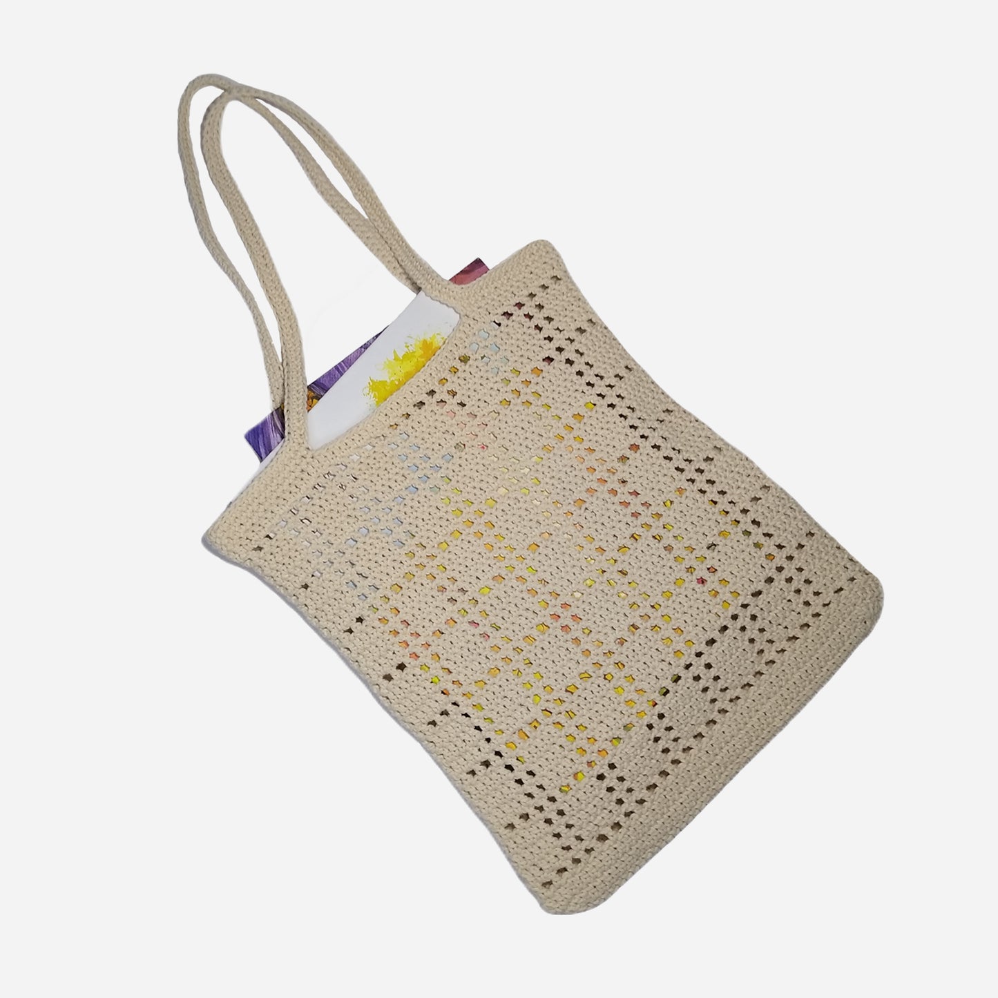 🛍️ N°48 Crochet Tote Bag - DecorWithTaste