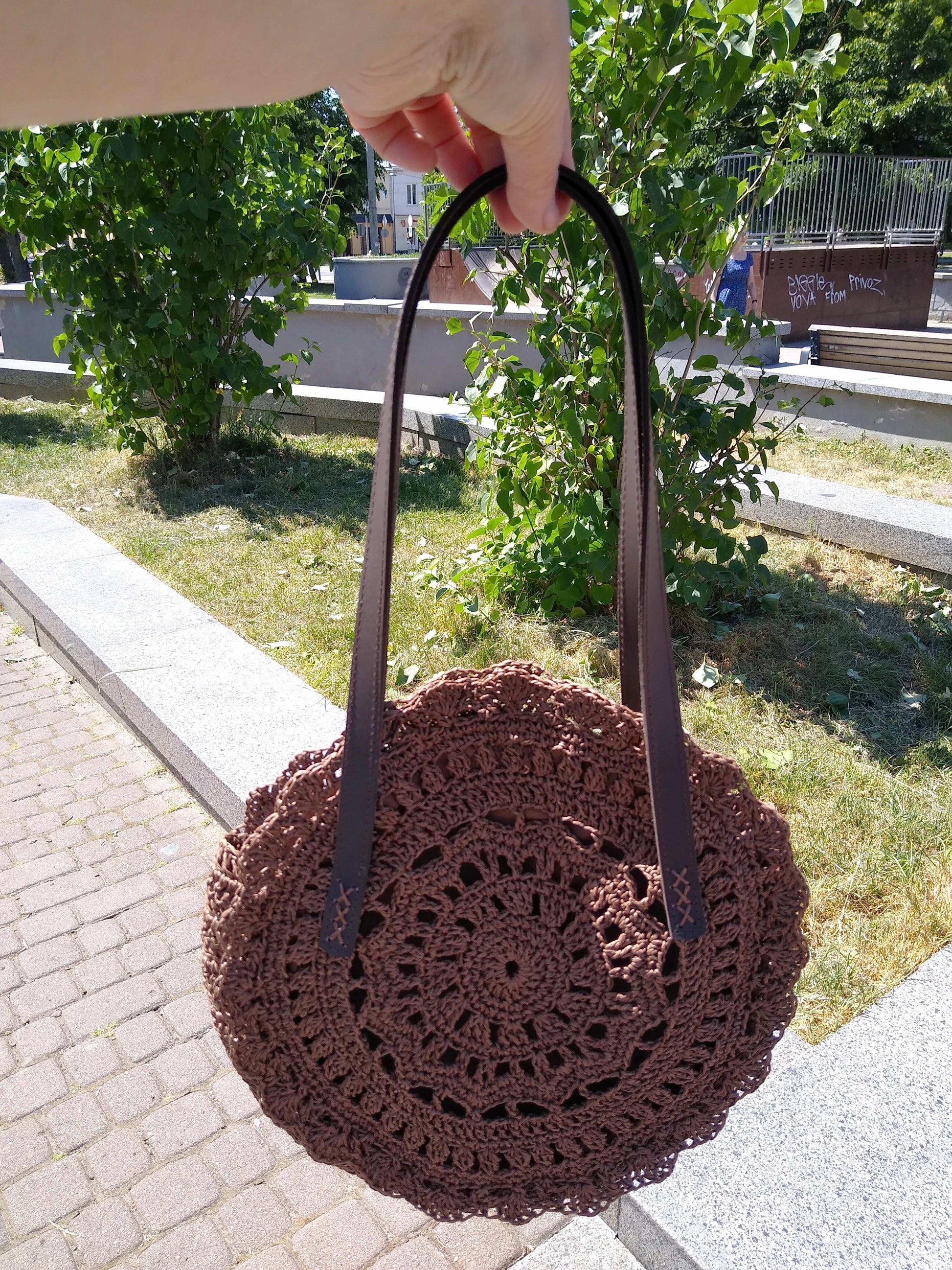 👝 N°96 Crochet Shoulder Bag
