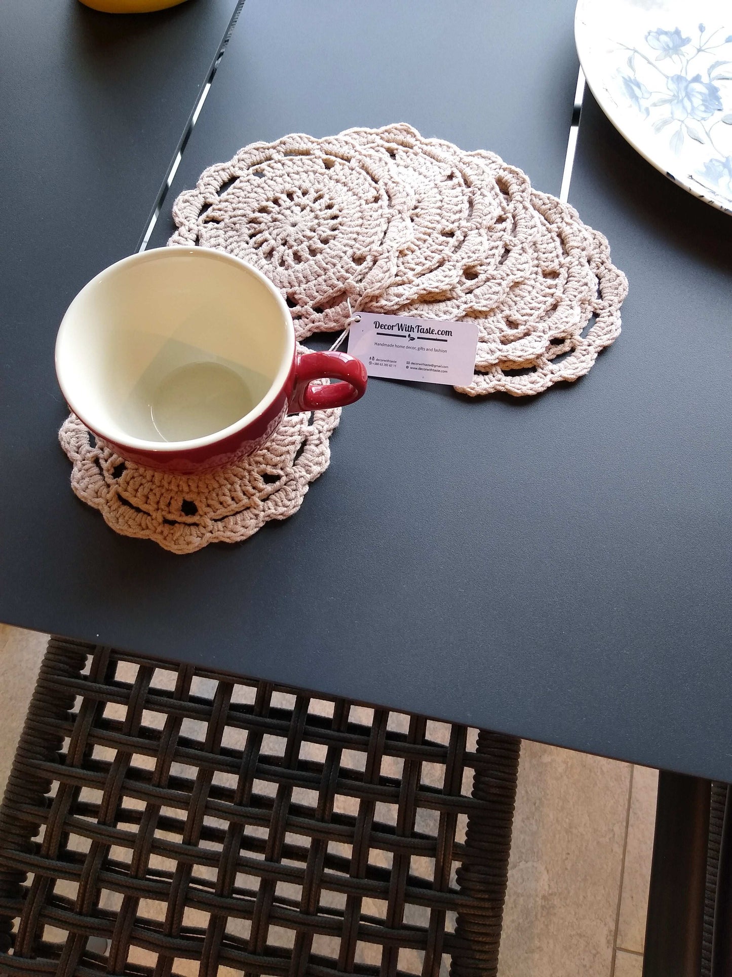 ☕ N°8 Crochet Coasters