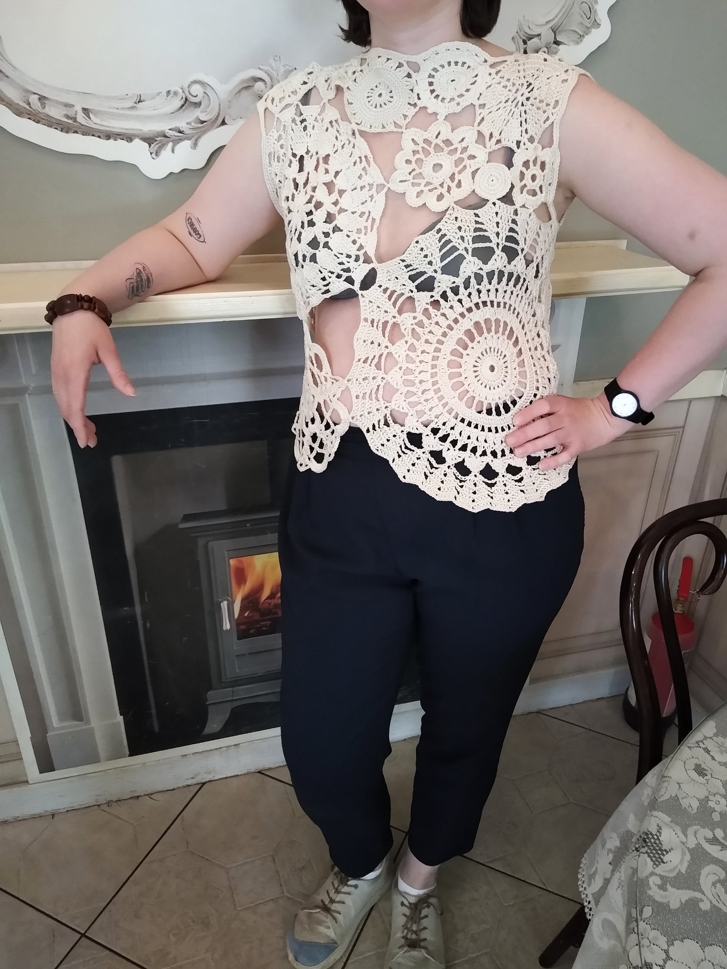 👚 N°127 Crochet Blouse