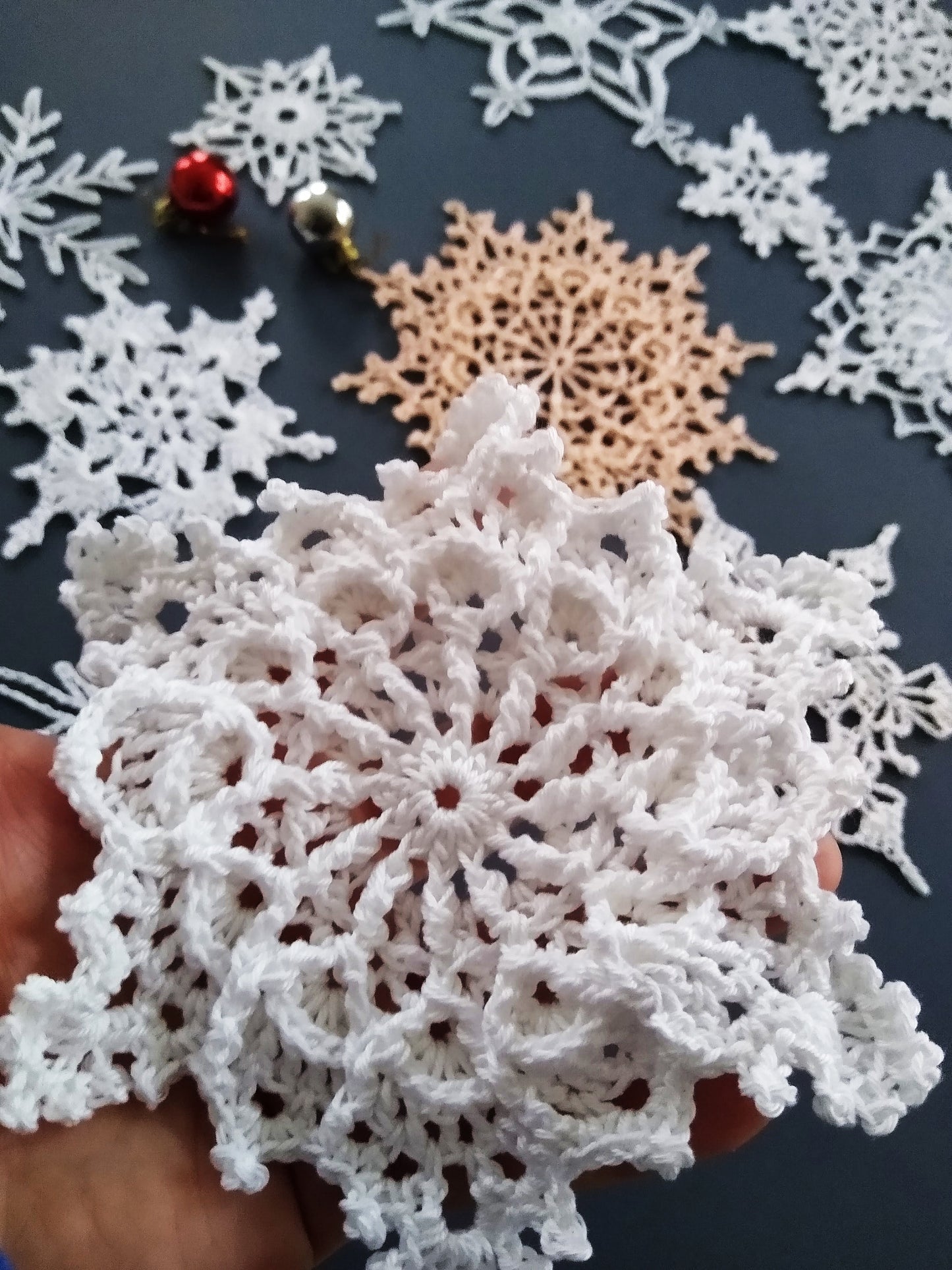 ❄️ N°130 Crochet Snowflake Set
