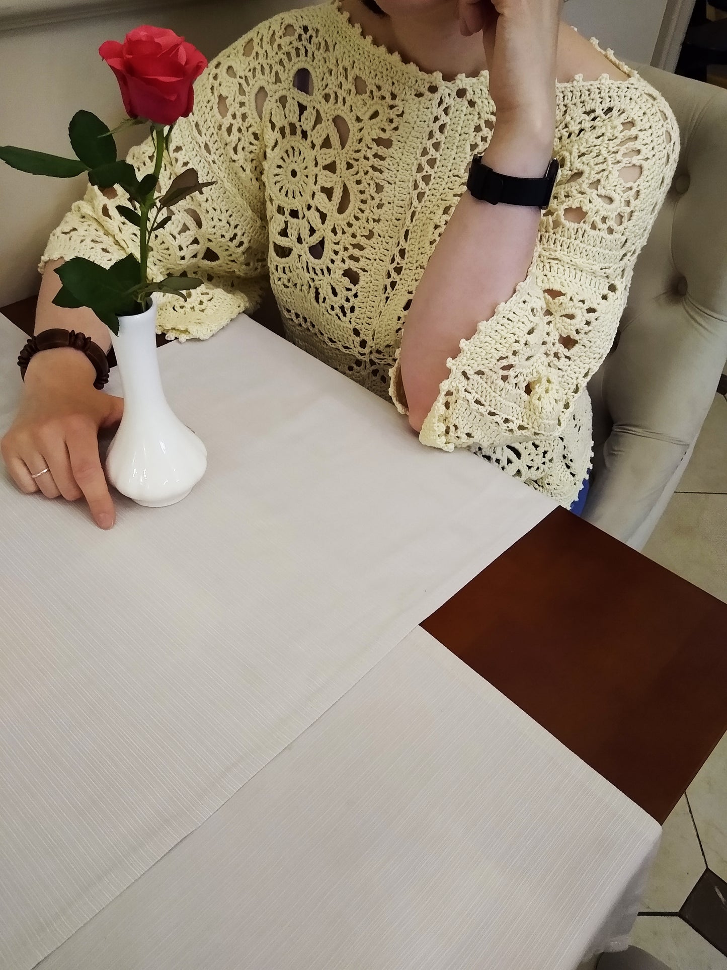 👚 N°126 Crochet Blouse