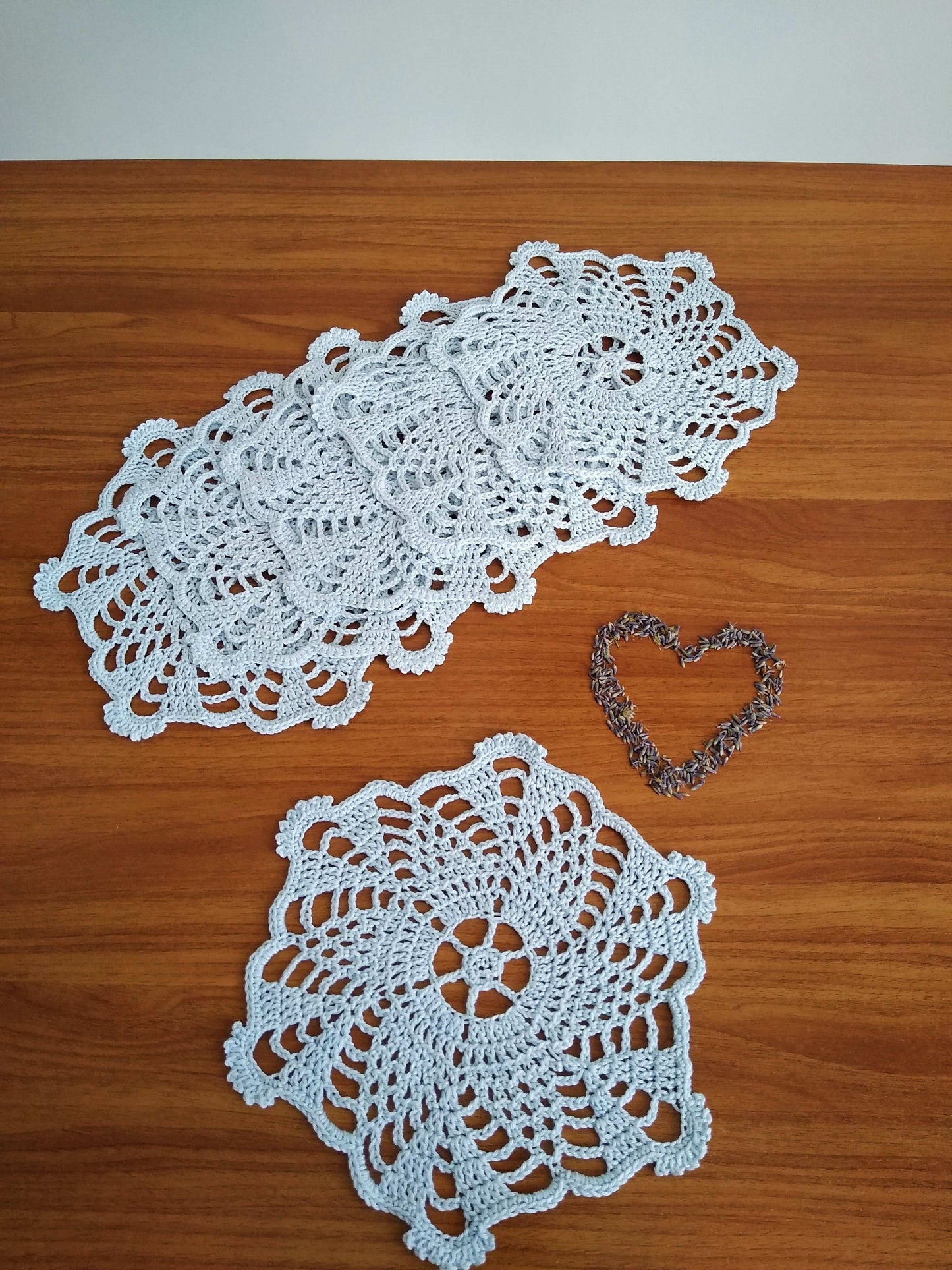 🍽️ N°13 Crochet Coasters - DecorWithTaste