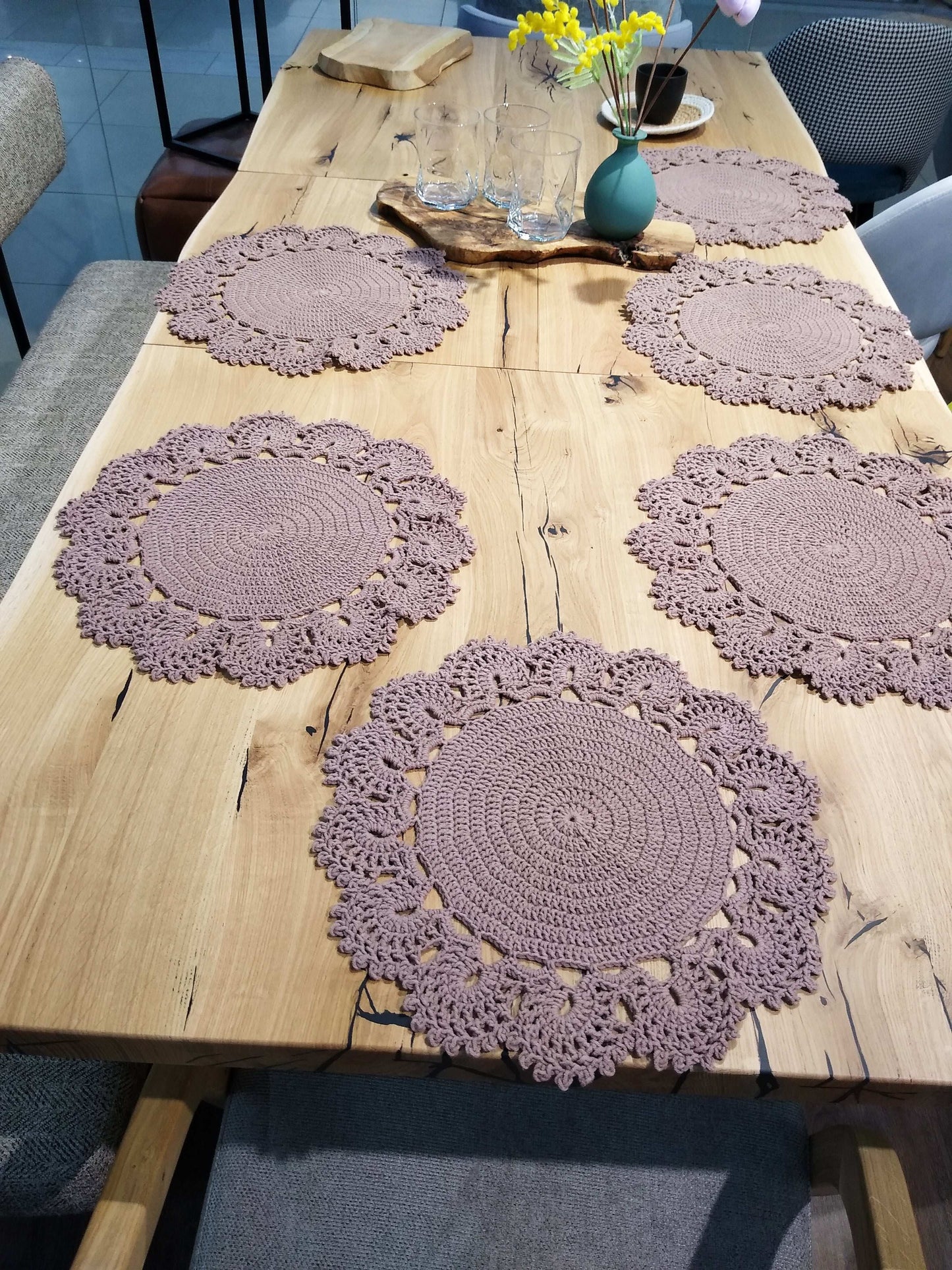 🍽️ N°5 Crochet Placemat - DecorWithTaste