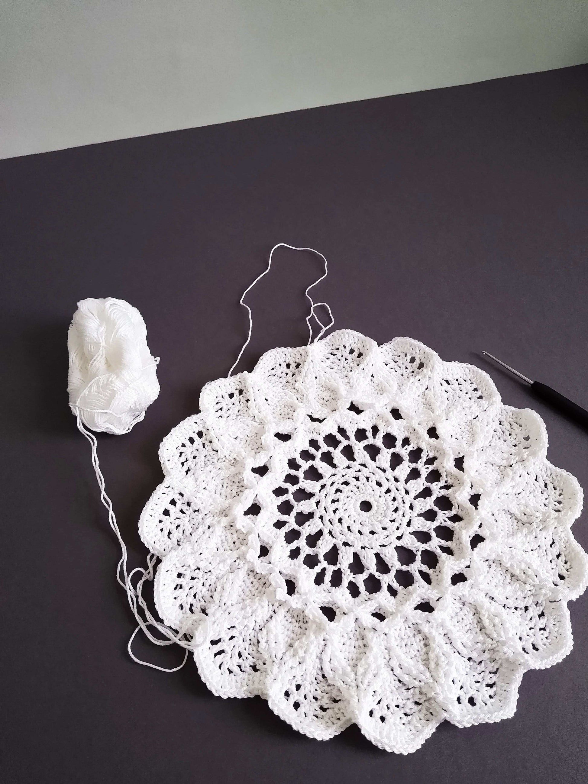 🕸️ N°21 Crochet Textured Doily