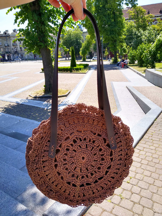 👝 N°96 Crochet Shoulder Bag