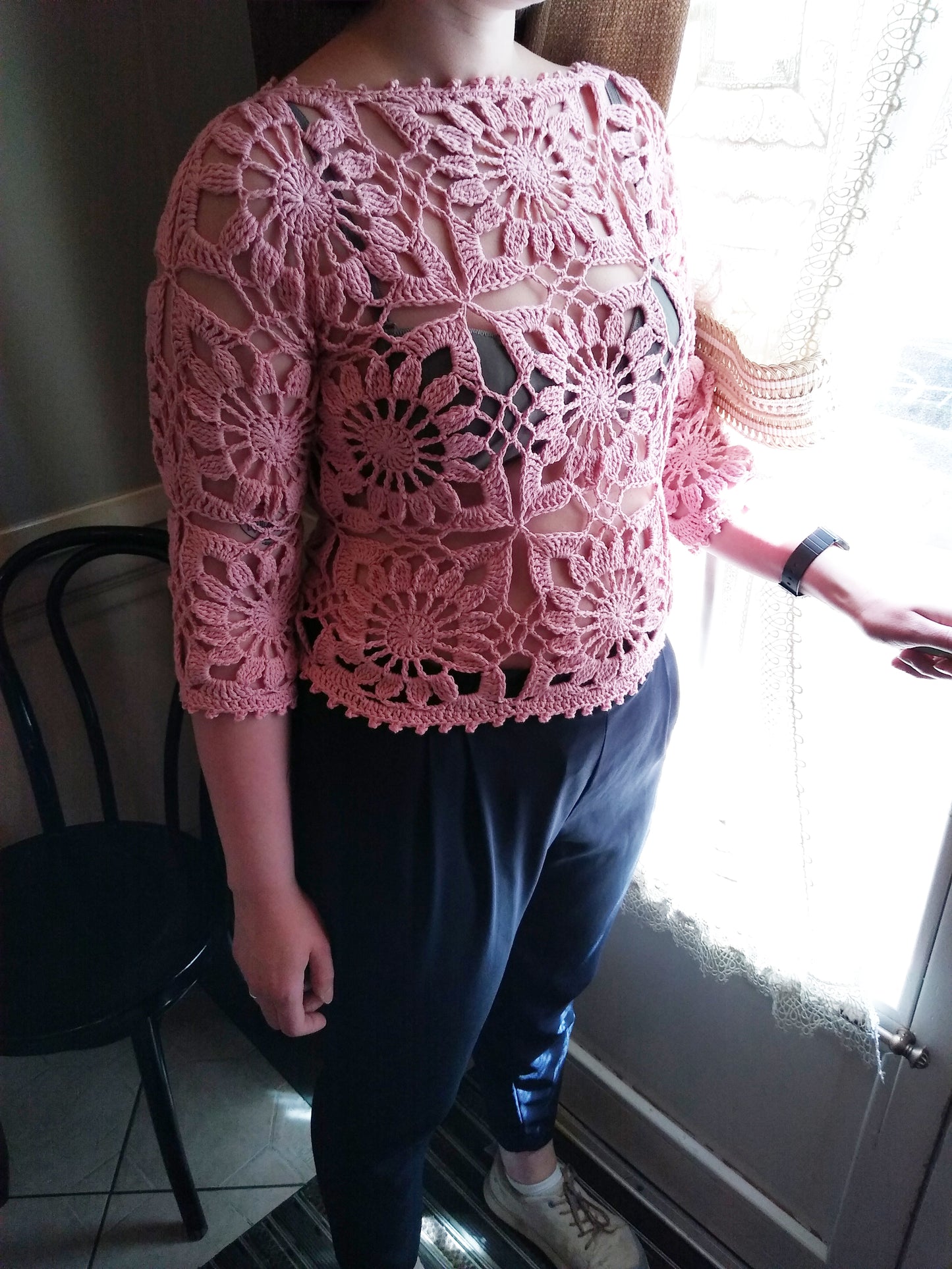 👚 N°124 Crochet Blouse