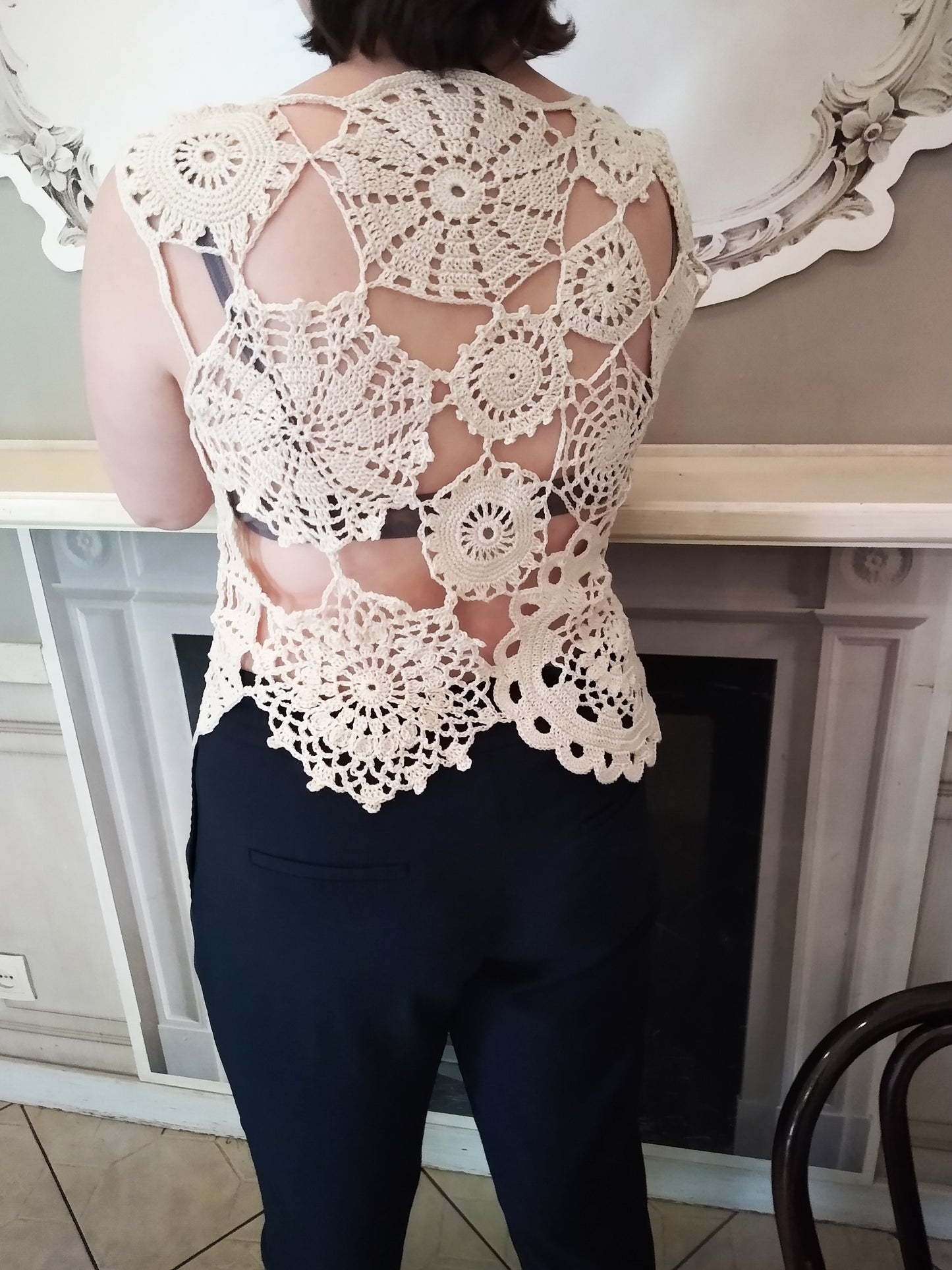 👚 N°127 Crochet Blouse