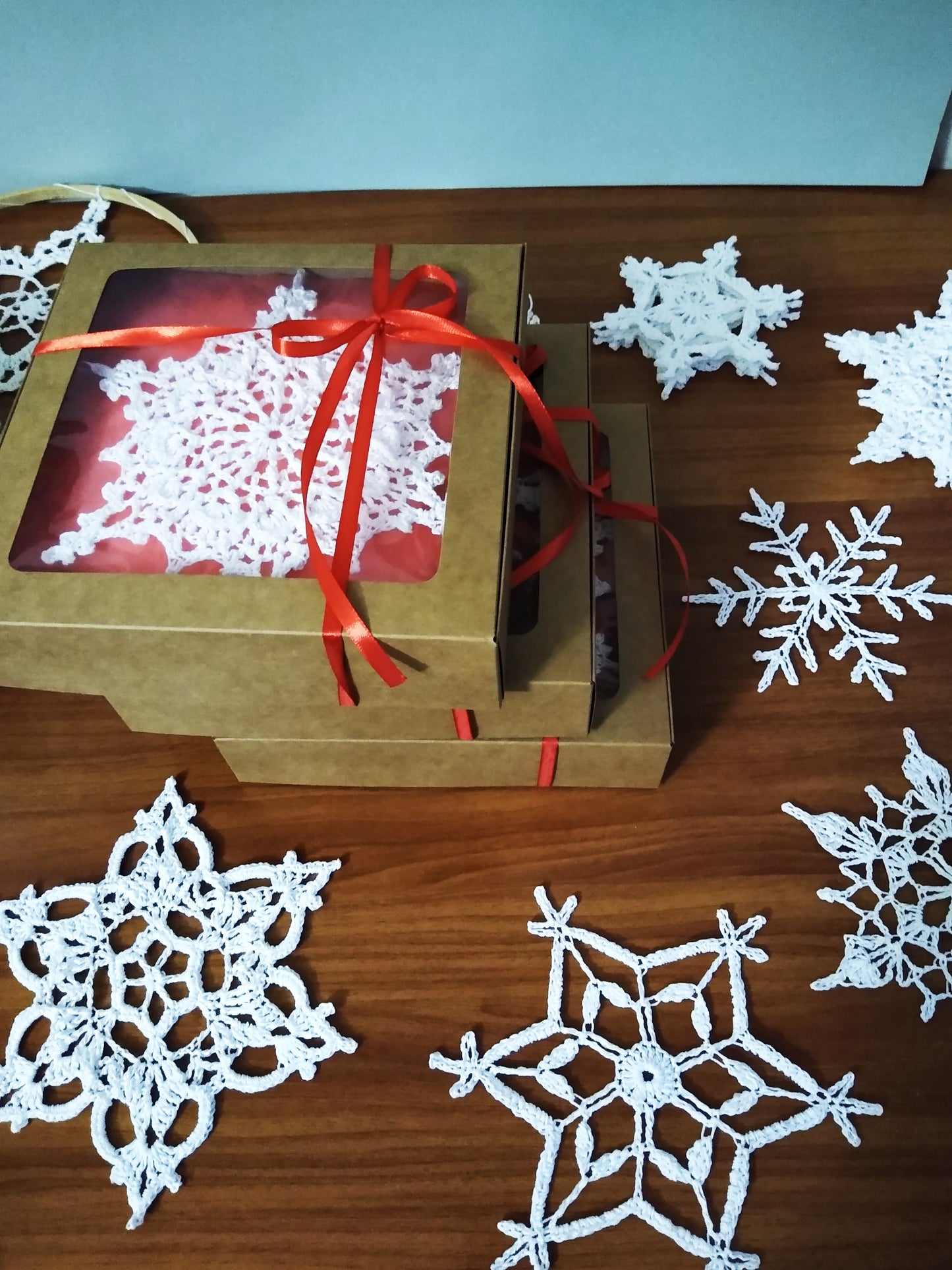 ❄️ N°130 Crochet Snowflake Set