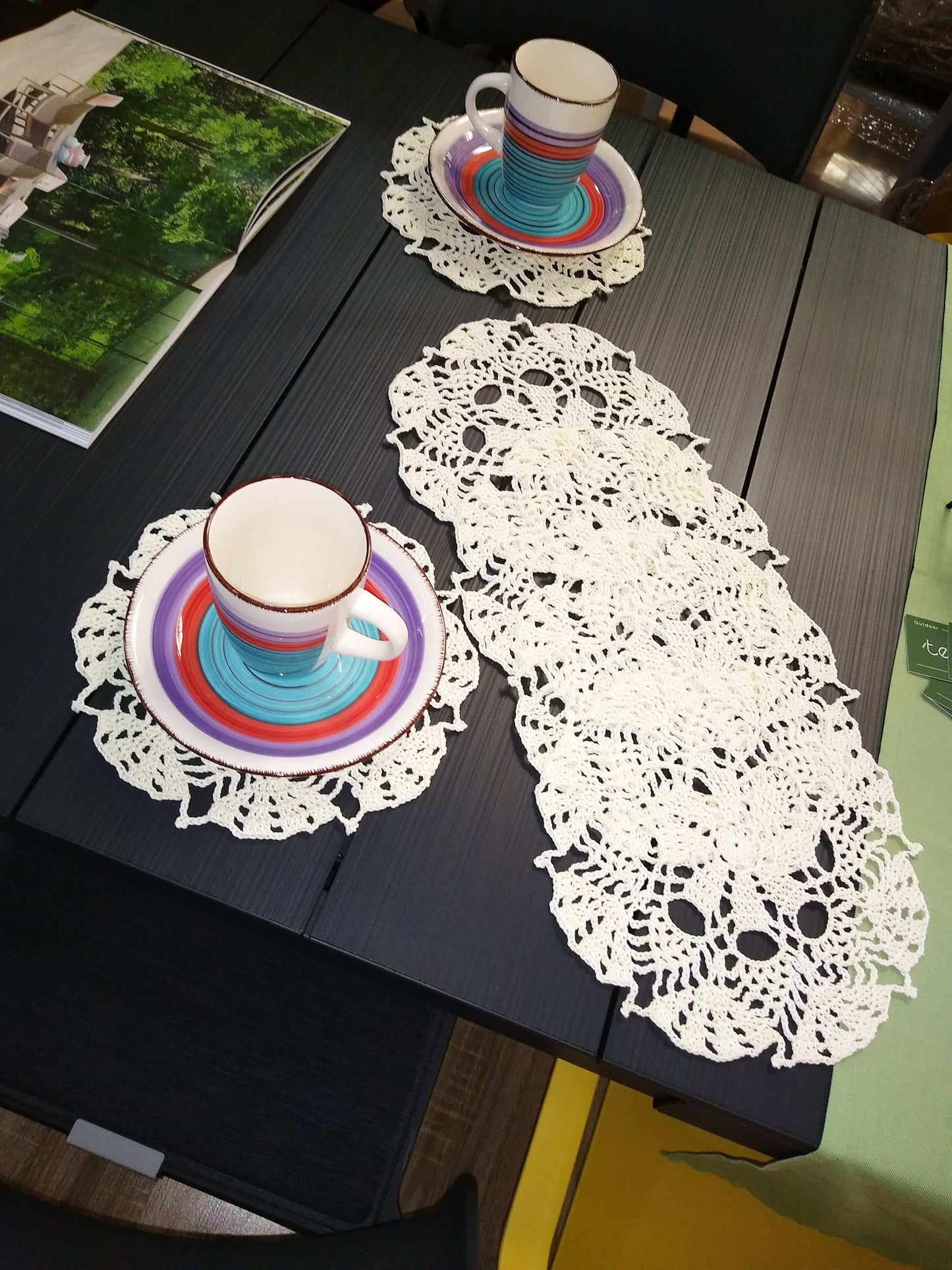 🍽️ N°11 Crochet Placemat - DecorWithTaste