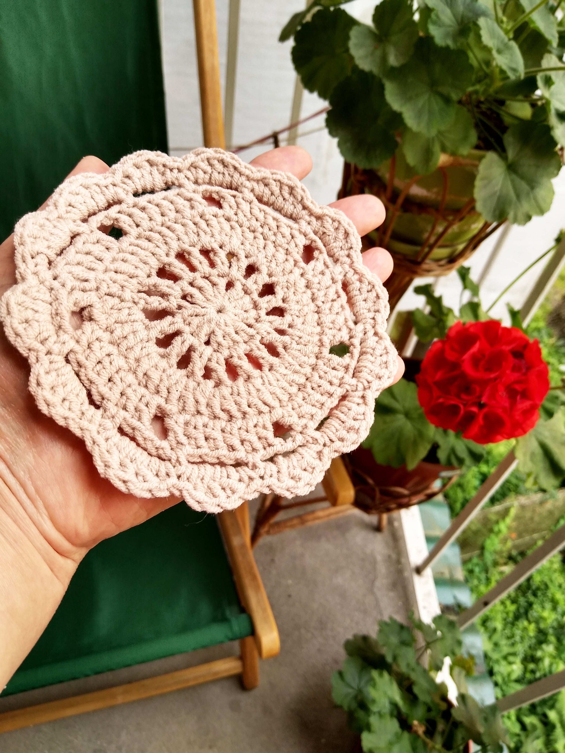 ☕ N°8 Crochet Coasters