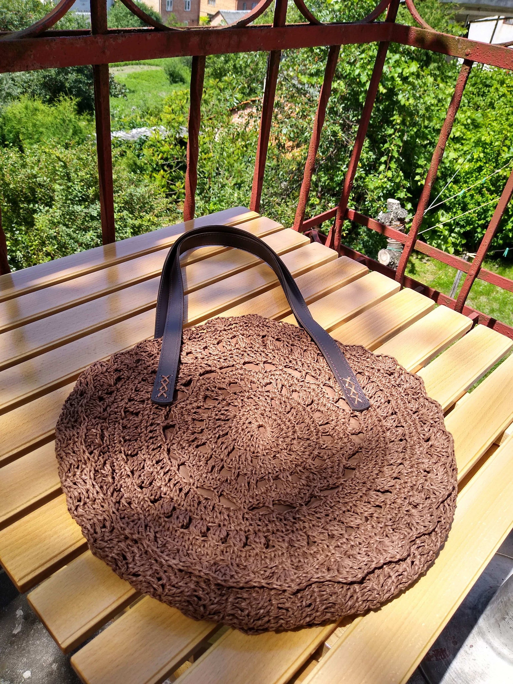 👝 N°96 Crochet Shoulder Bag