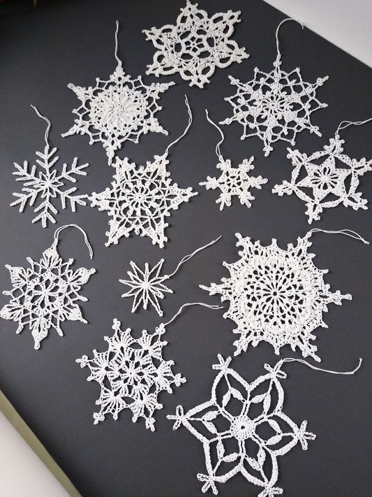 ❄️ N°130 Crochet Snowflake Set