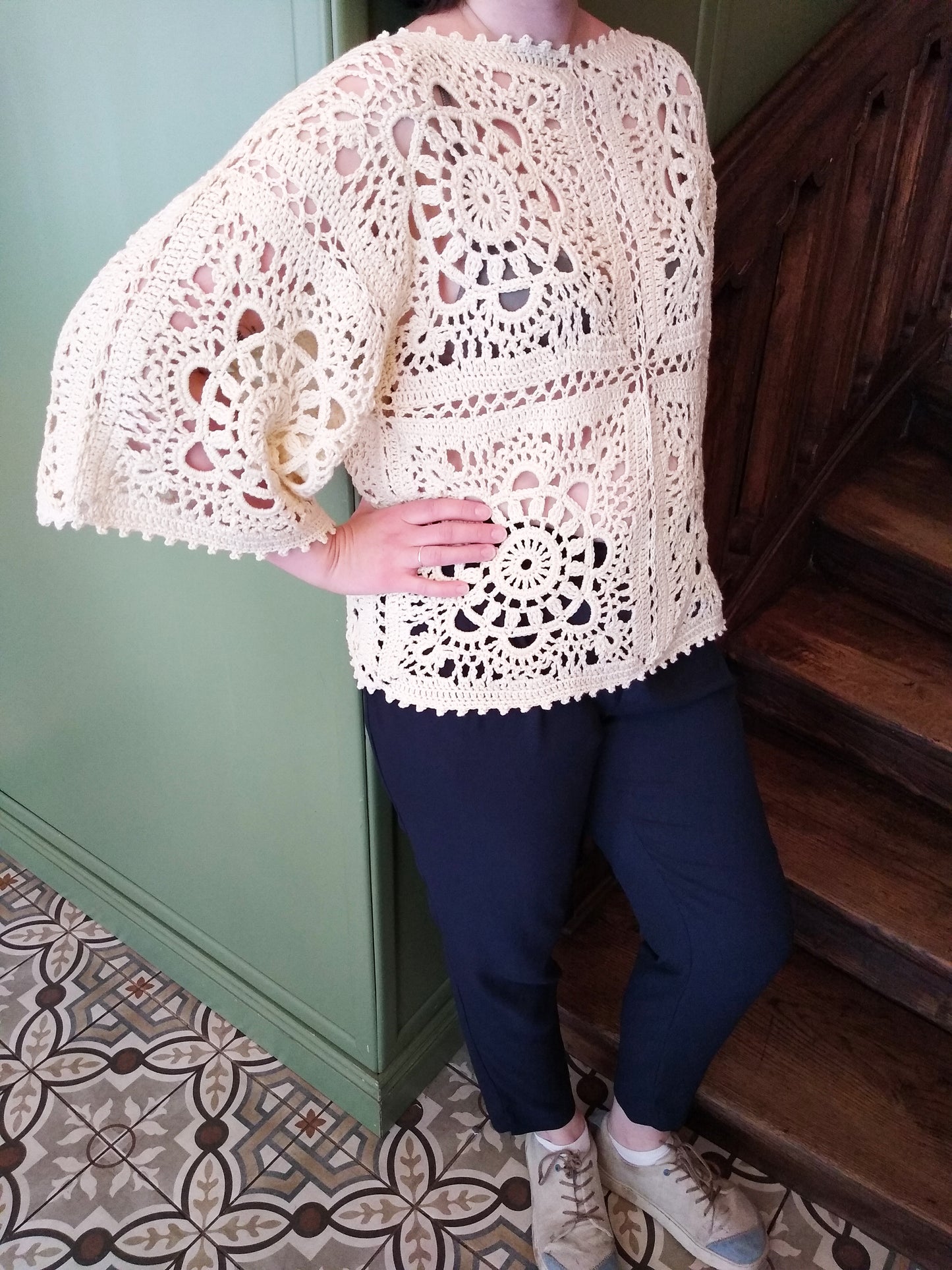 👚 N°126 Crochet Blouse