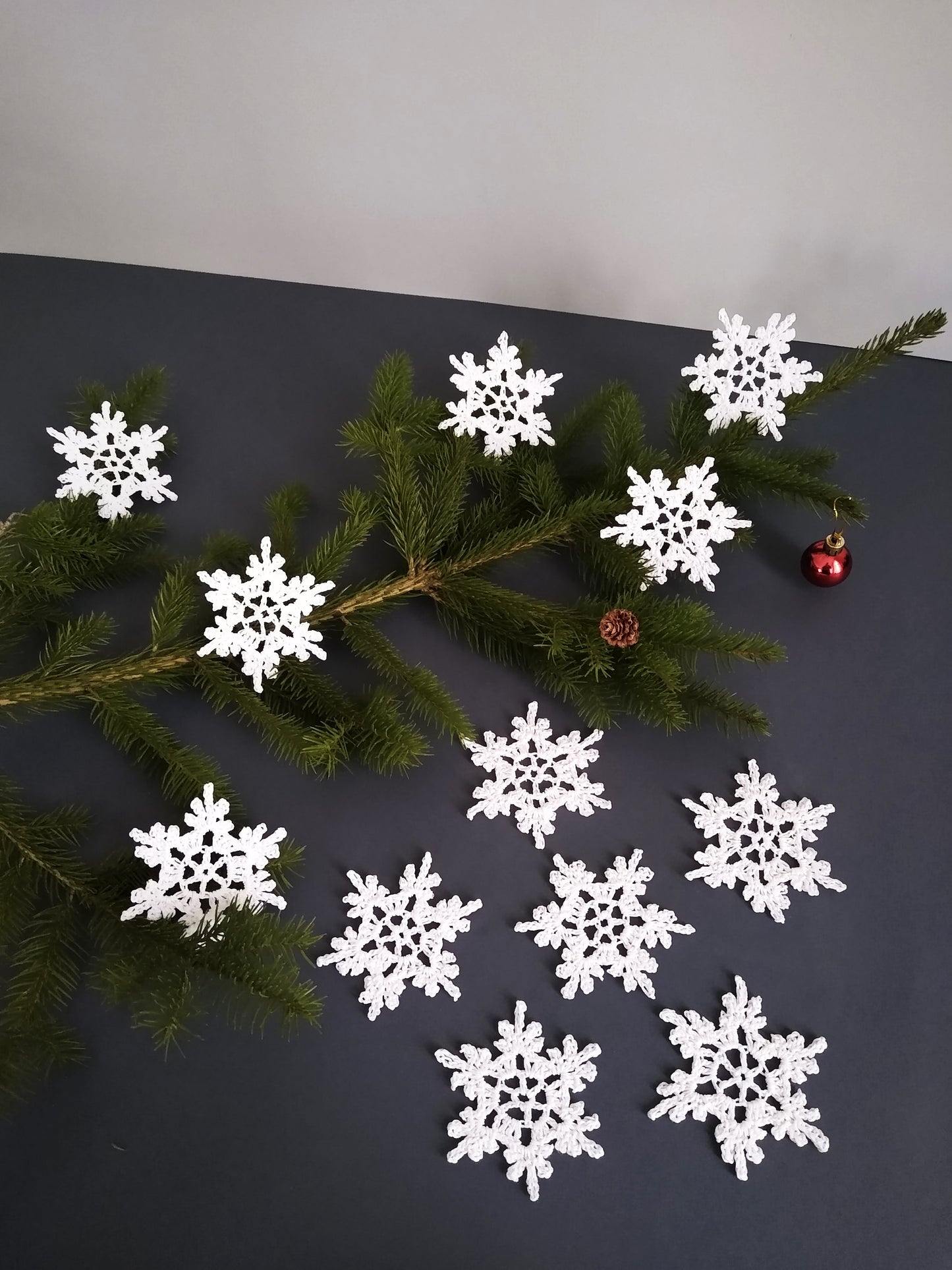 ❄️ N°130 Crochet Snowflake Set