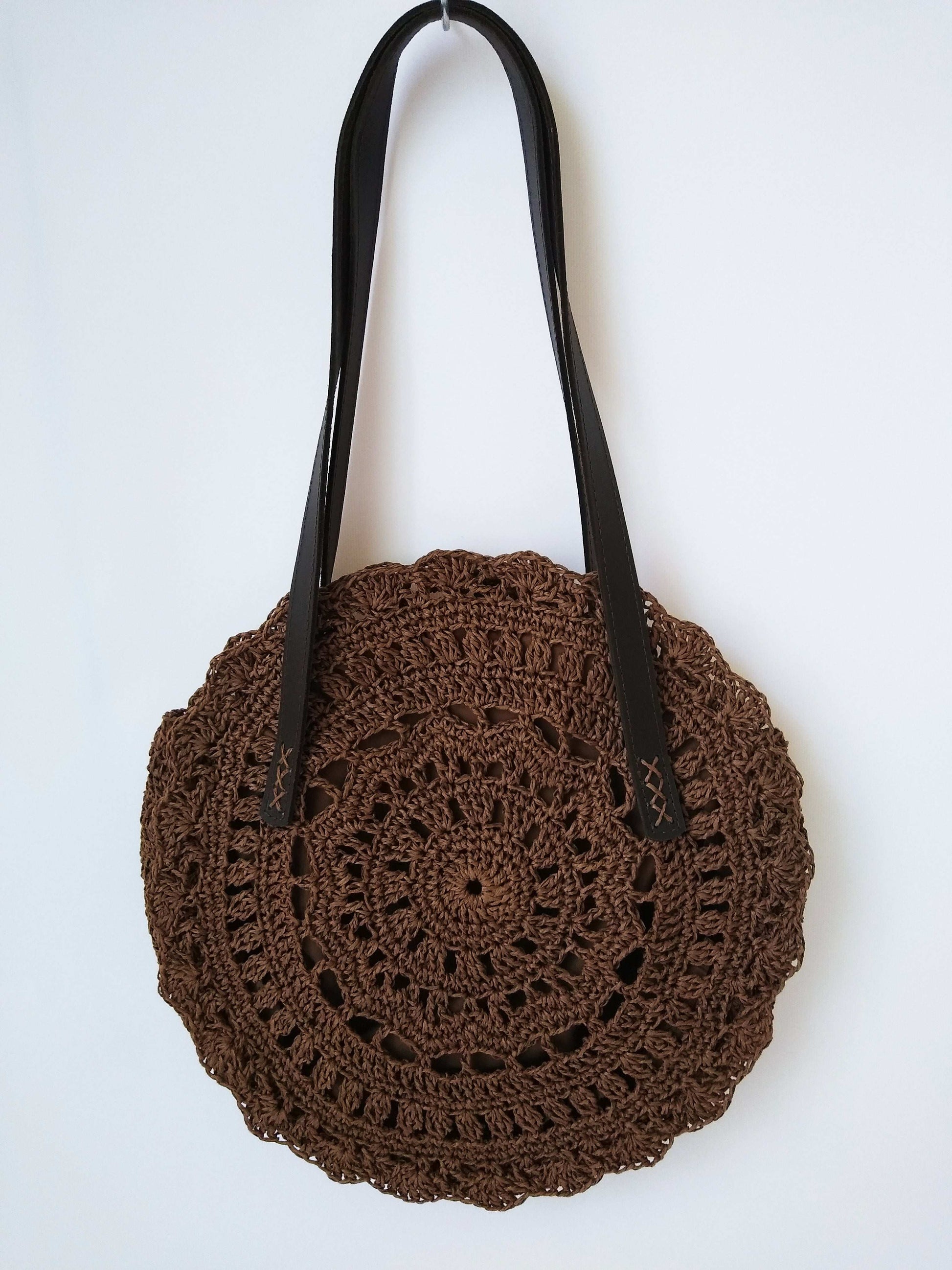 👝 N°96 Crochet Shoulder Bag
