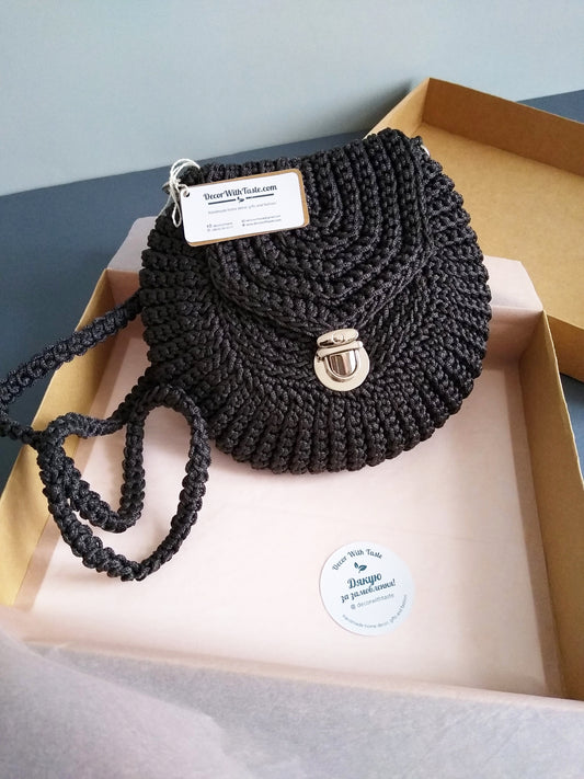 👝 N°28 Сrochet Cross Body Bag