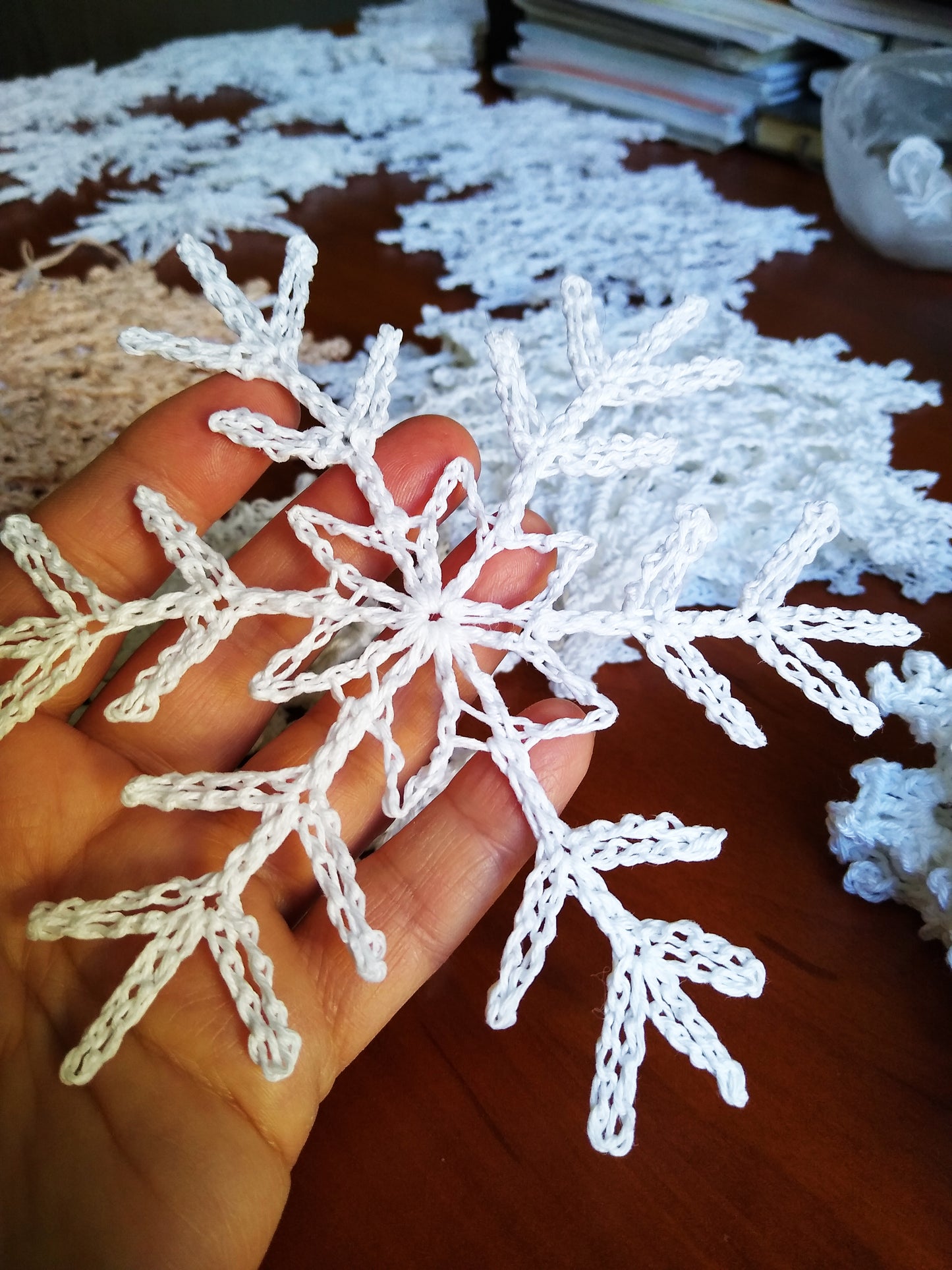 ❄️ N°130 Crochet Snowflake Set