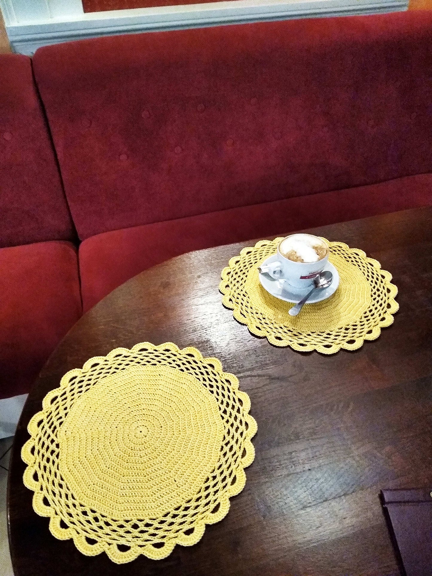 🍽️ N°6 Crochet Placemat - DecorWithTaste