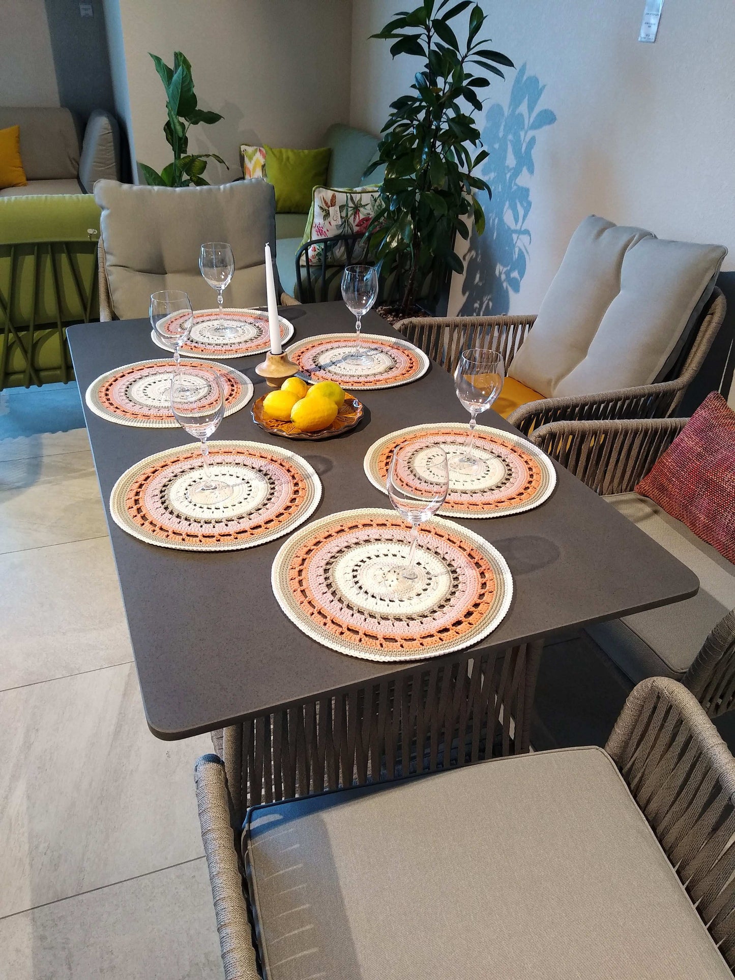 š½ļø N°23 Crochet Placemat - DecorWithTaste