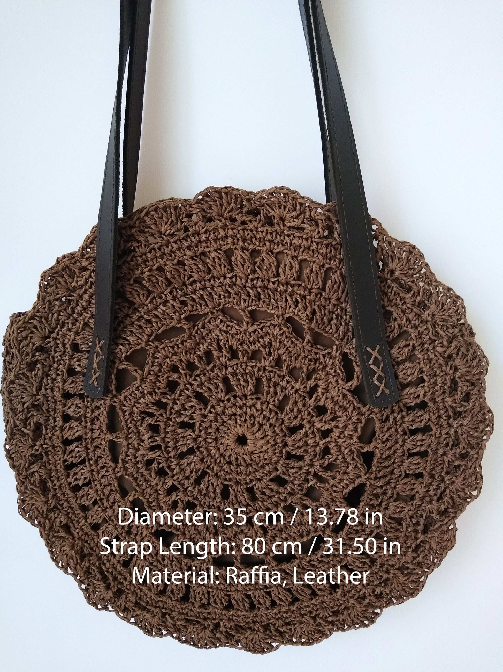 👝 N°96 Crochet Shoulder Bag