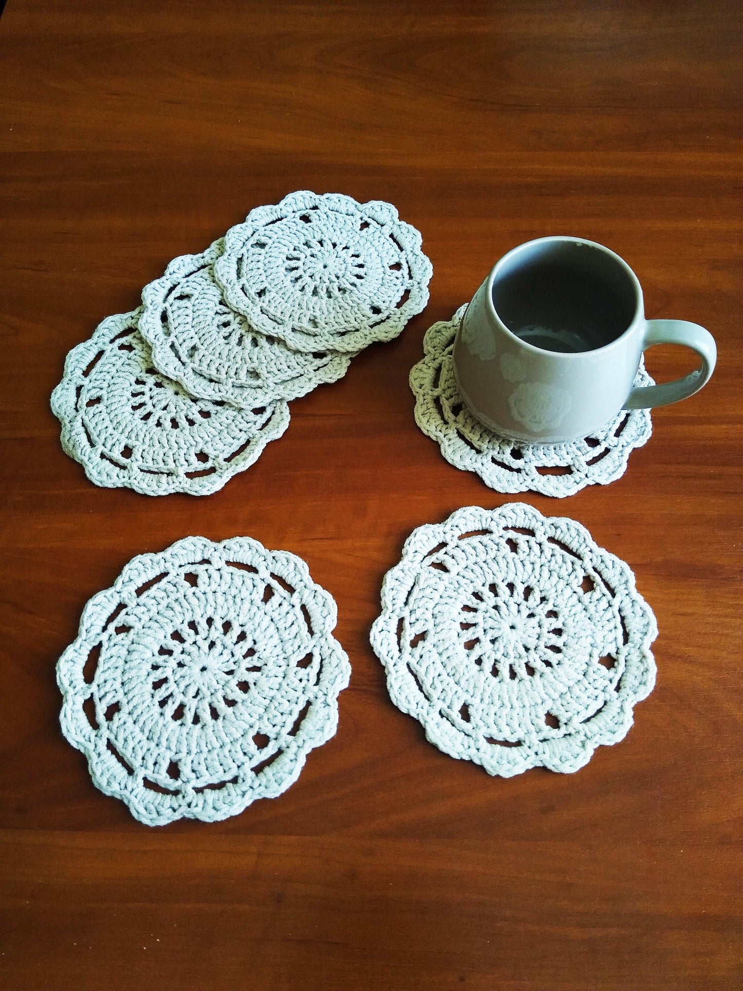 ☕ N°8 Crochet Coasters