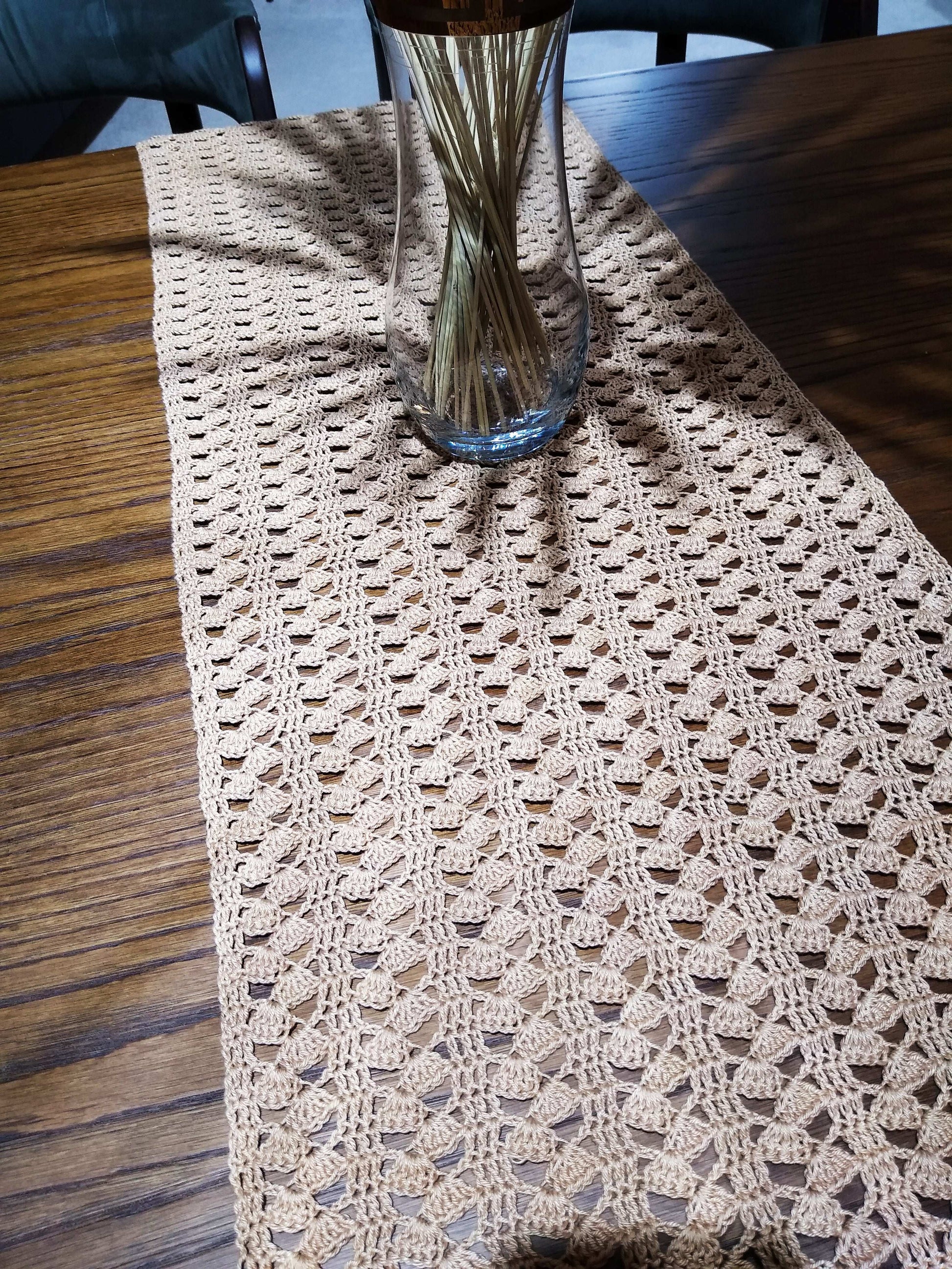 ┬─┬ N°17 Crochet Runner