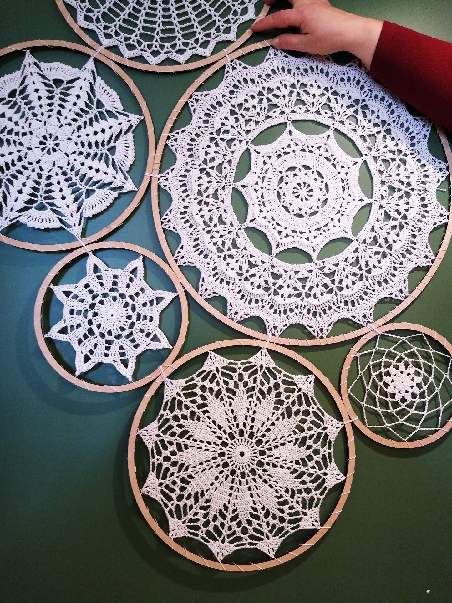 🧱 N°121 Crochet Doily Wall Decor