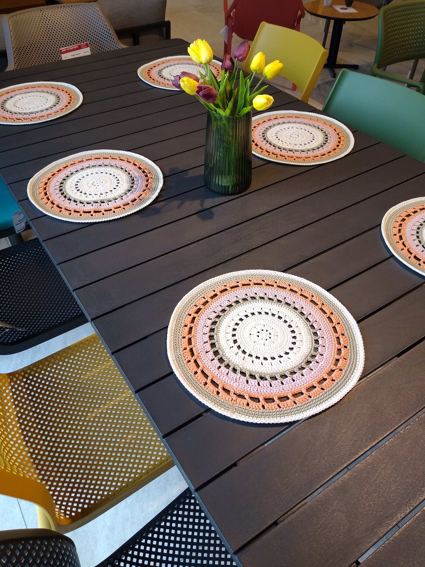 š½ļø N°23 Crochet Placemat - DecorWithTaste