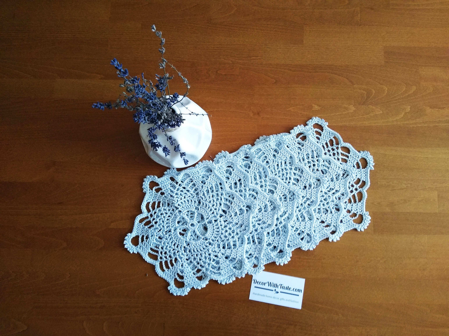 🍽️ N°13 Crochet Coasters - DecorWithTaste