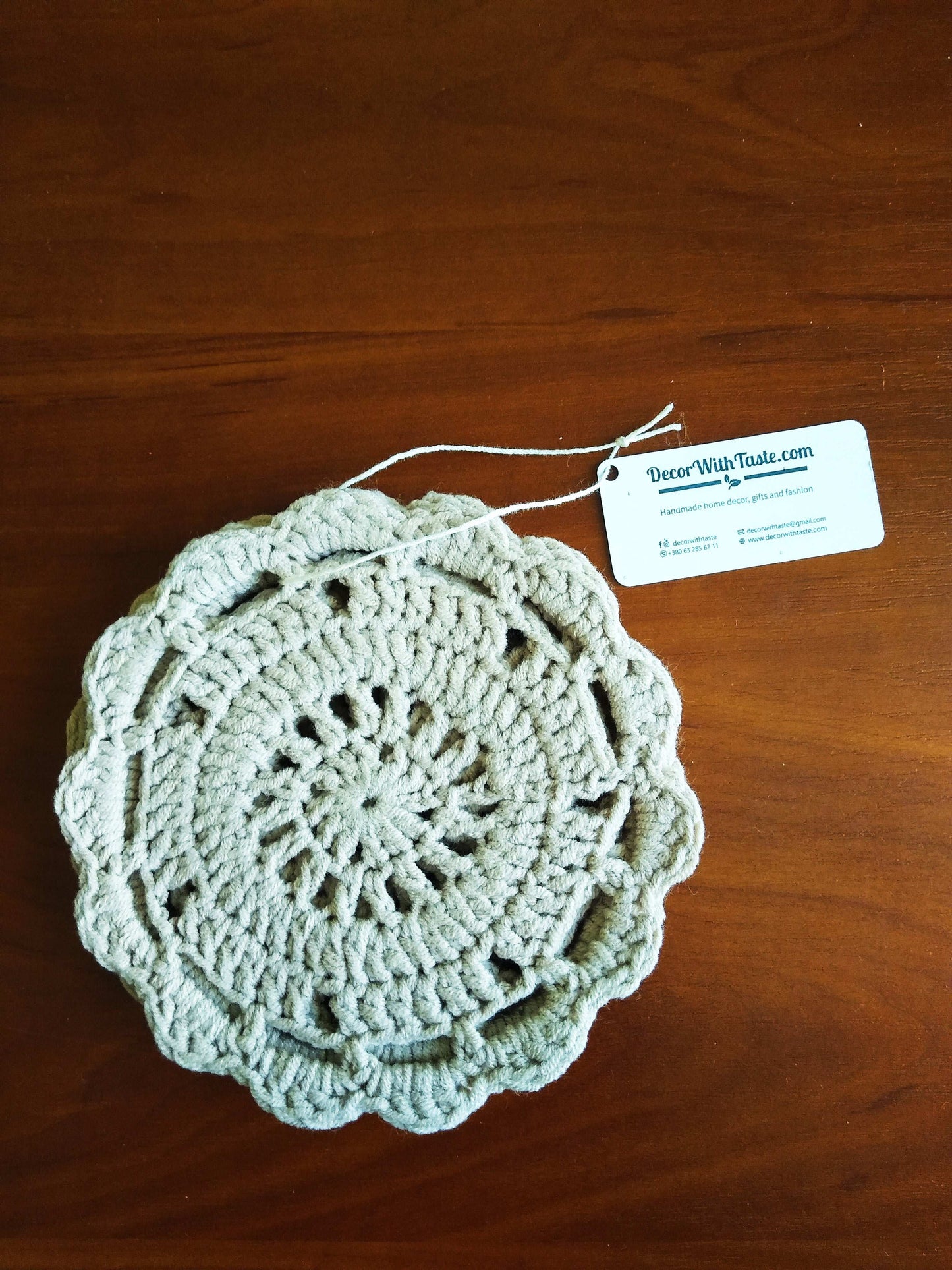 ☕ N°8 Crochet Coasters