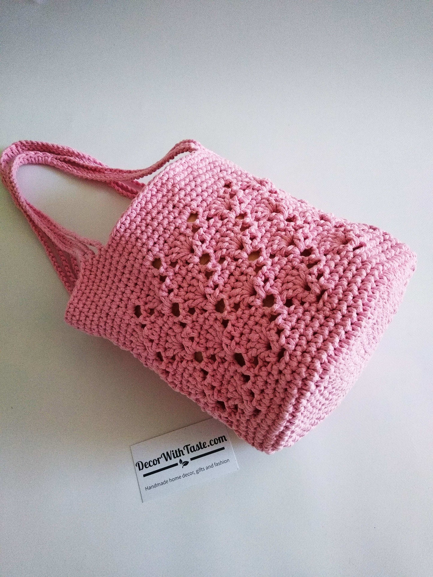 👝 N°43 Сrochet Shoulder Bag - DecorWithTaste