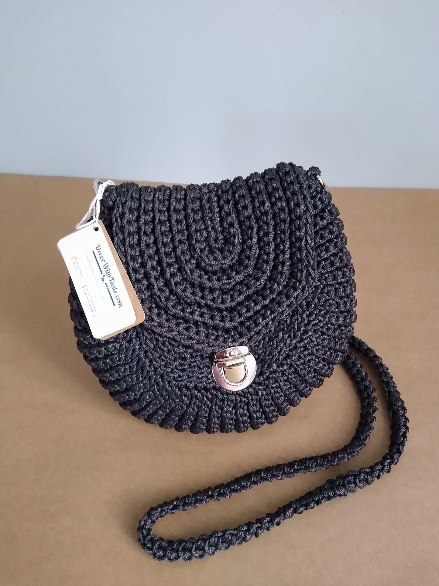 👝 N°28 Сrochet Shoulder Bag - DecorWithTaste
