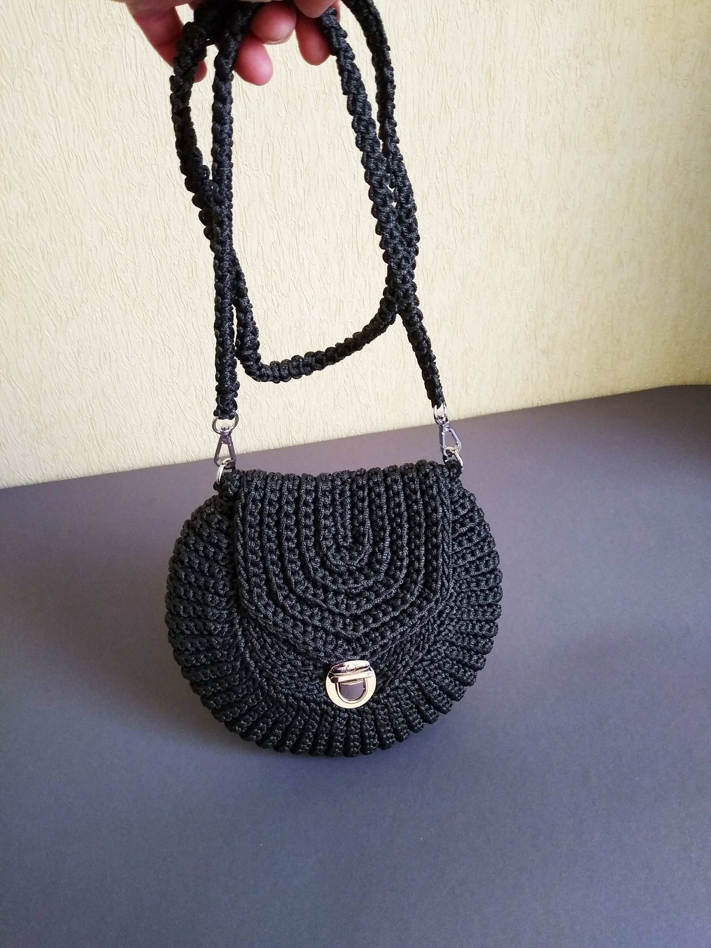 👝 N°28 Сrochet Shoulder Bag - DecorWithTaste