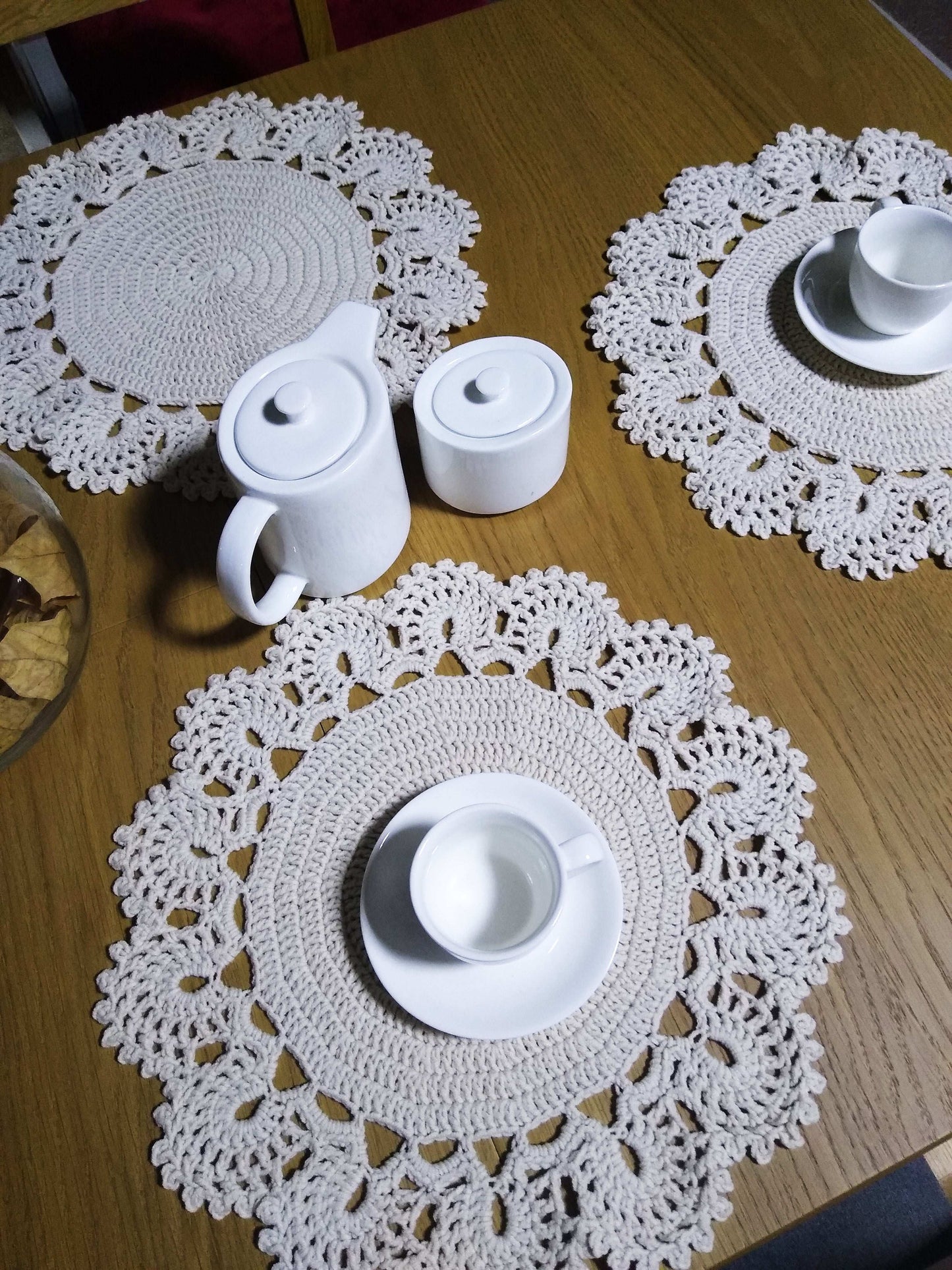 🍽️ N°31 Crochet Placemat - DecorWithTaste