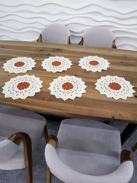 🍽️ N°1 Crochet Placemat - DecorWithTaste