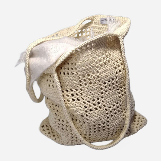 🛍️ N°47 Crochet Tote Bag - DecorWithTaste